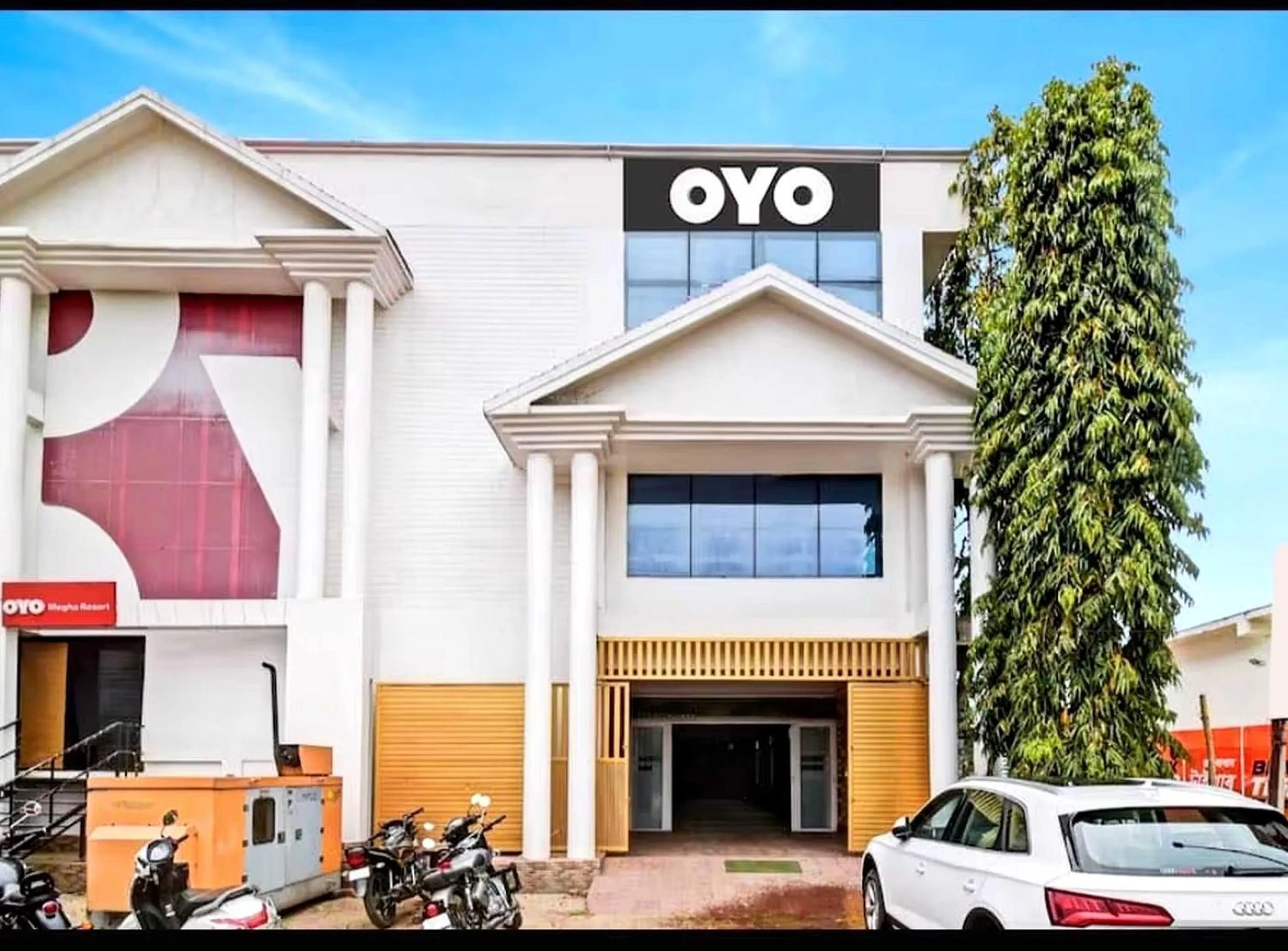 Facade/entrance in Collection O Megha Resort