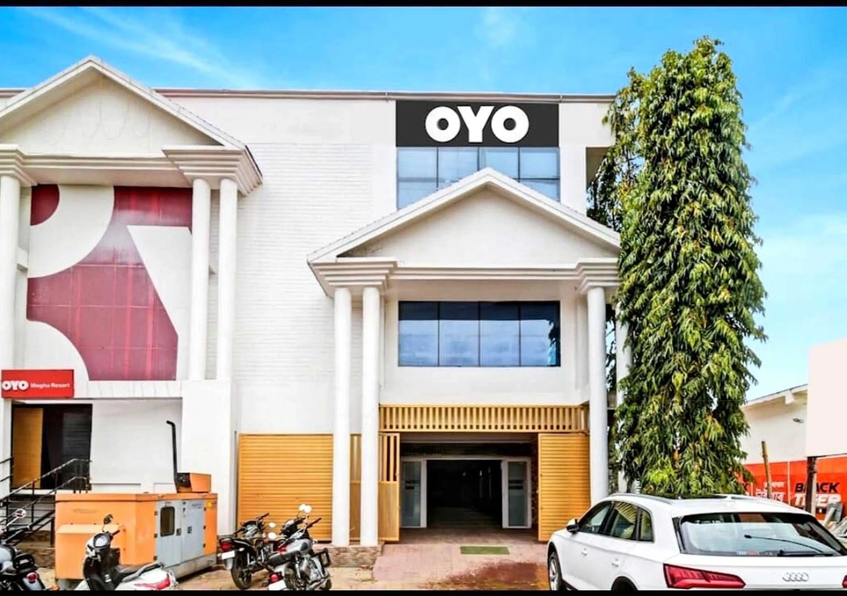 Facade/entrance in Collection O Megha Resort