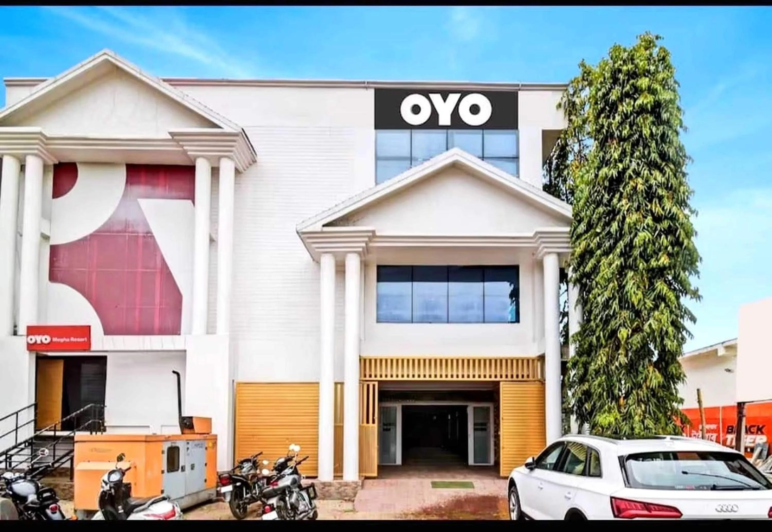 Facade/entrance in Collection O Megha Resort