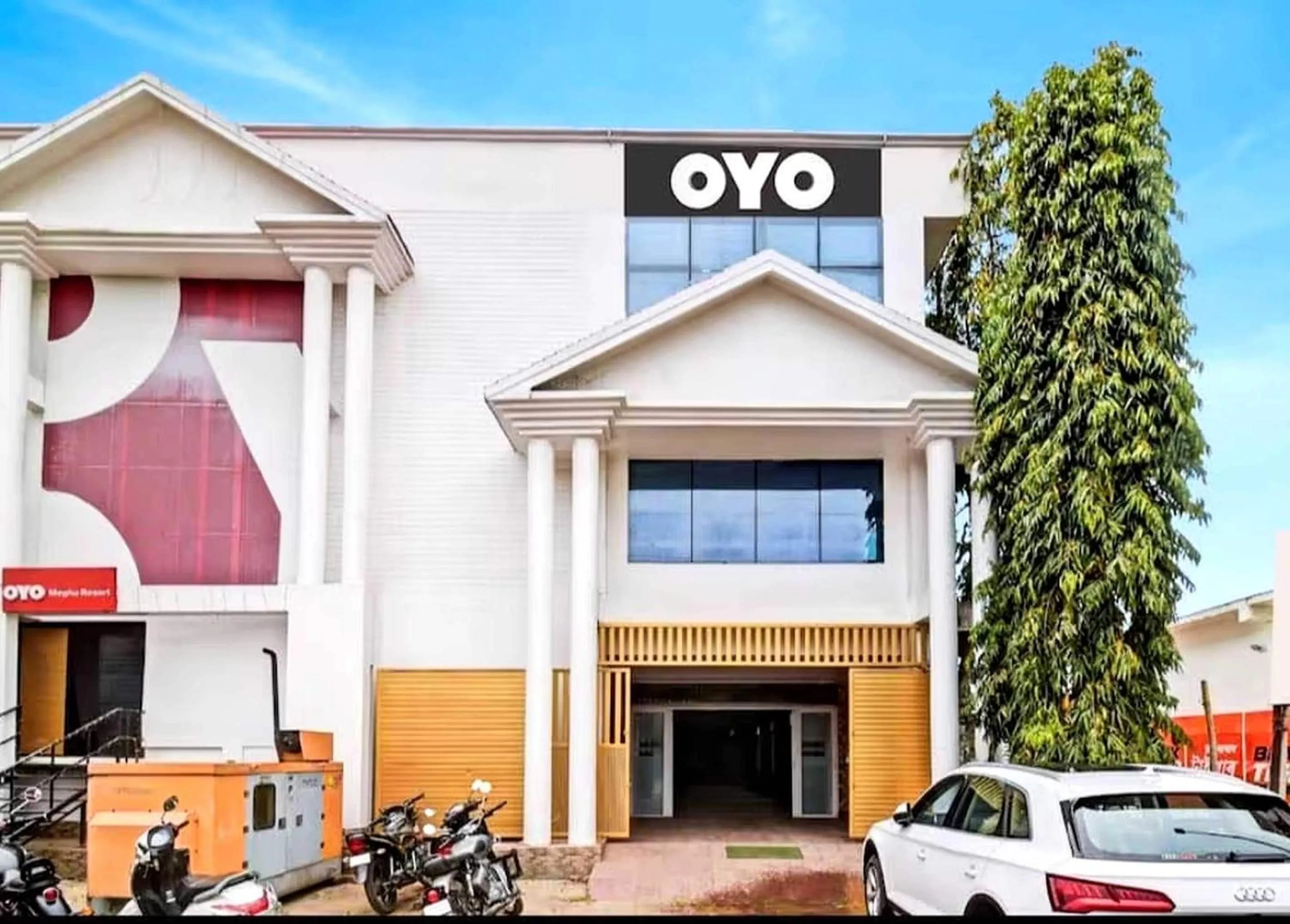 Facade/entrance in Collection O Megha Resort