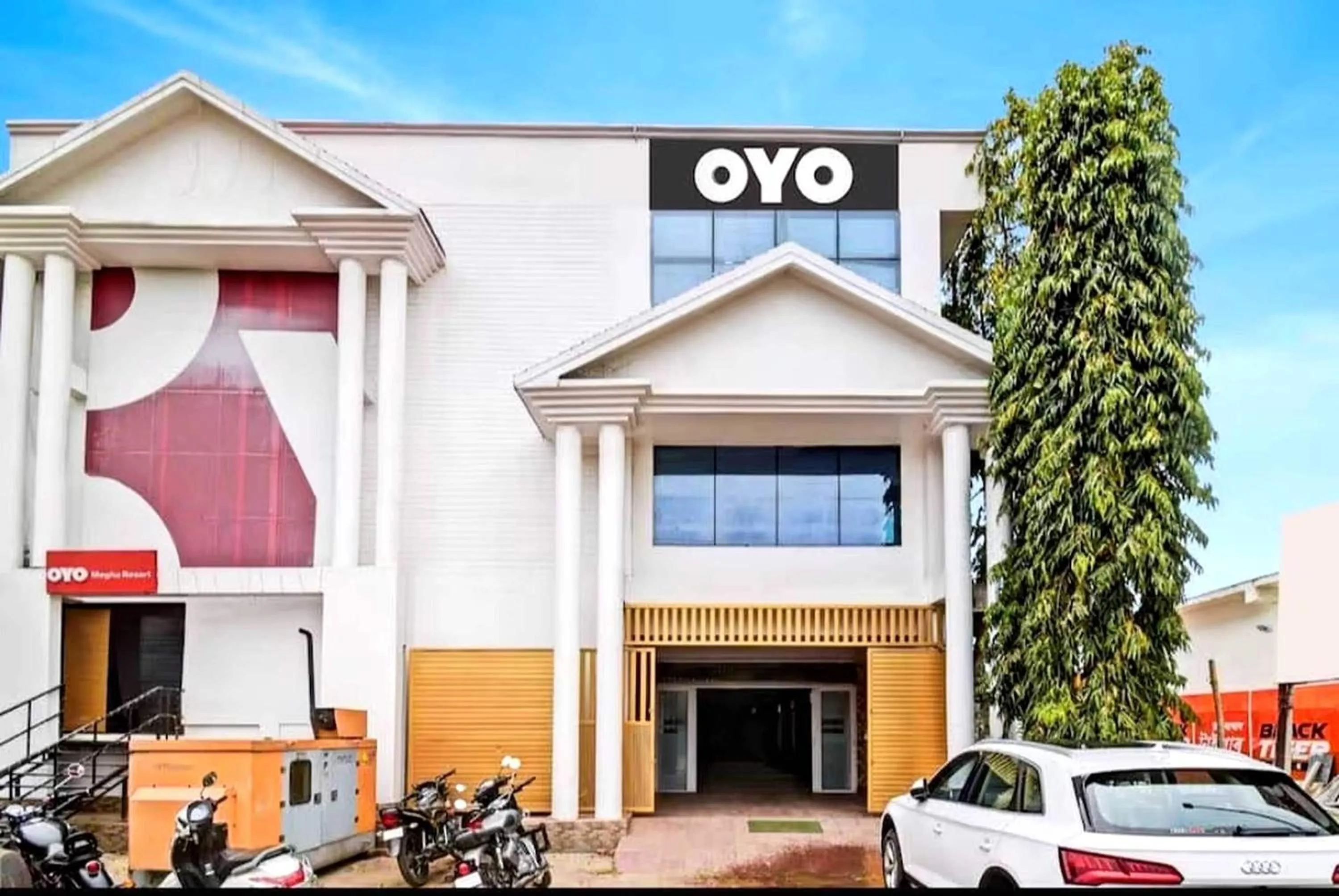 Facade/entrance in Collection O Megha Resort