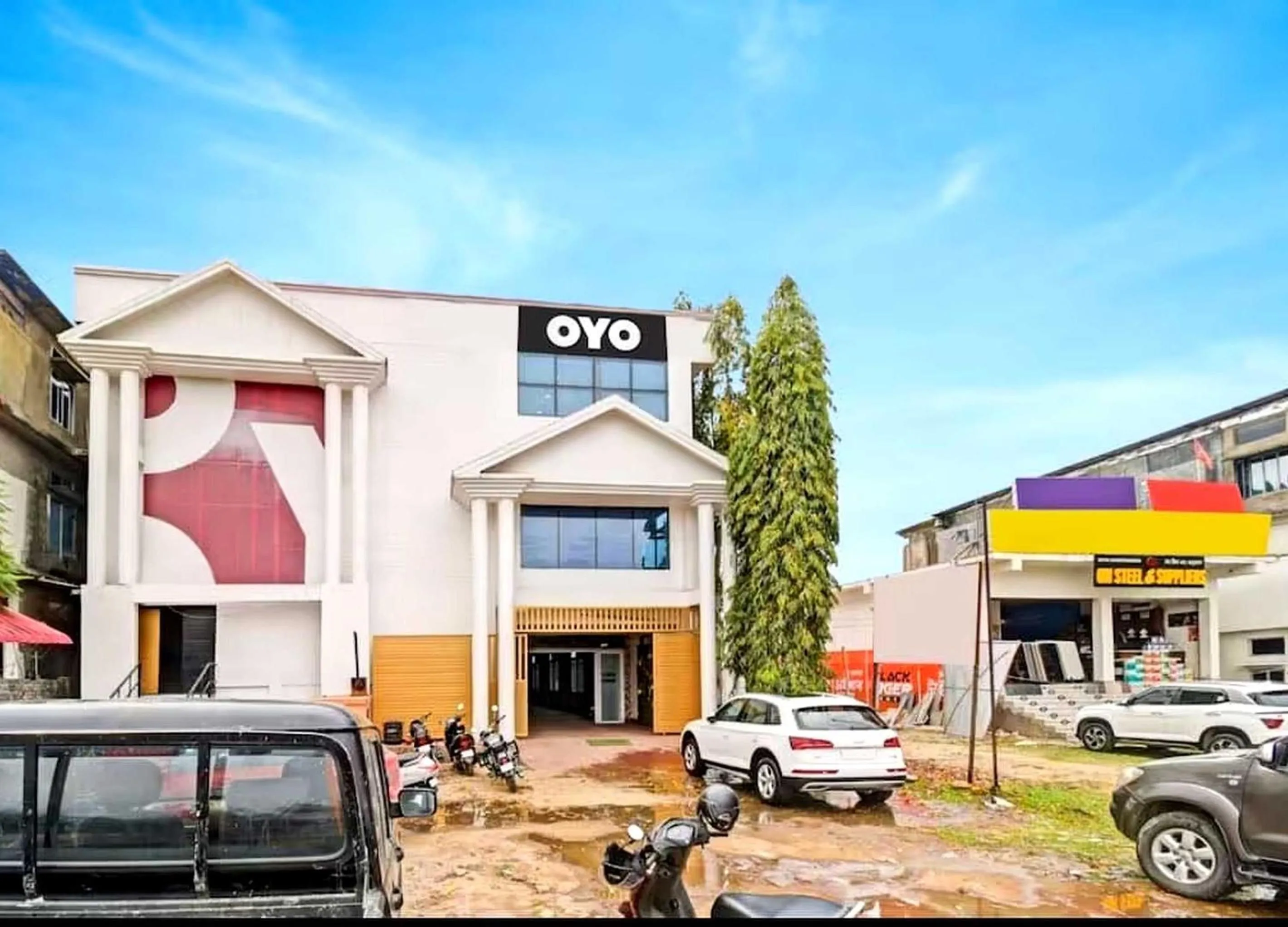 Facade/entrance in Collection O Megha Resort