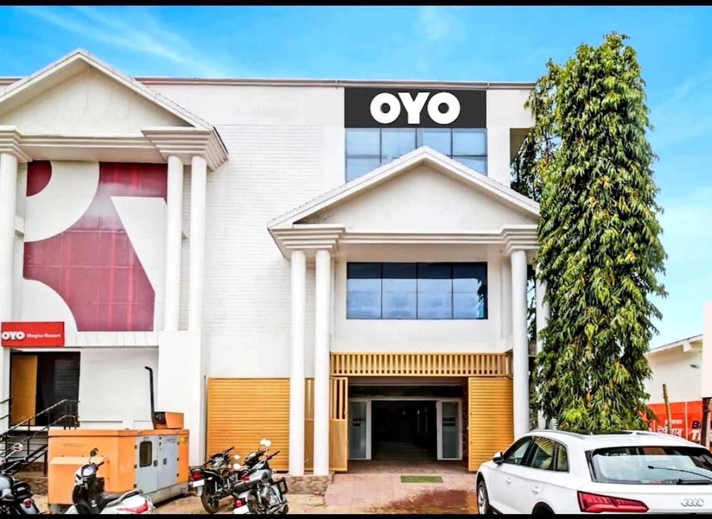 Facade/entrance in Collection O Megha Resort