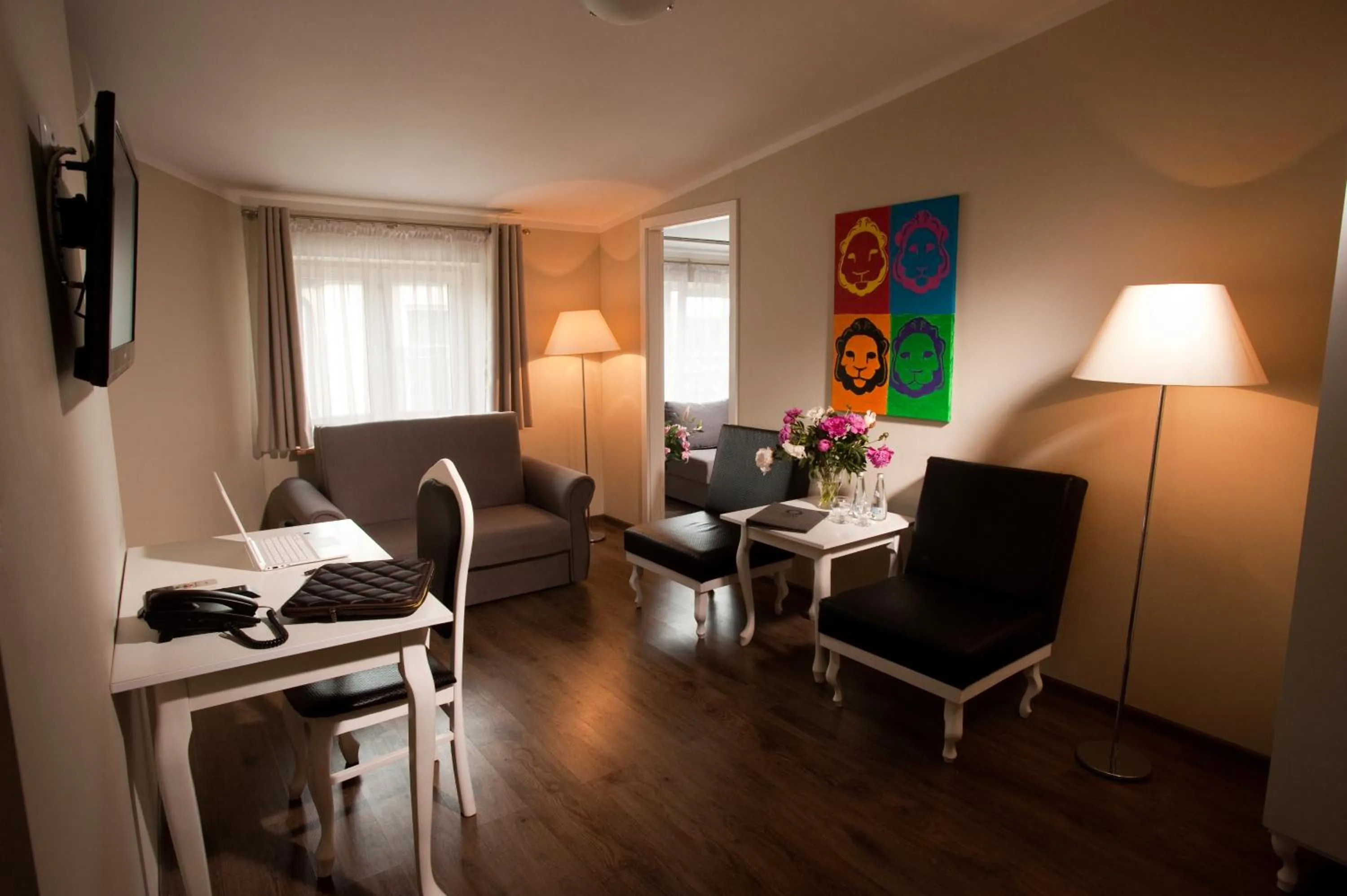 Living room in Leone Aparthotel