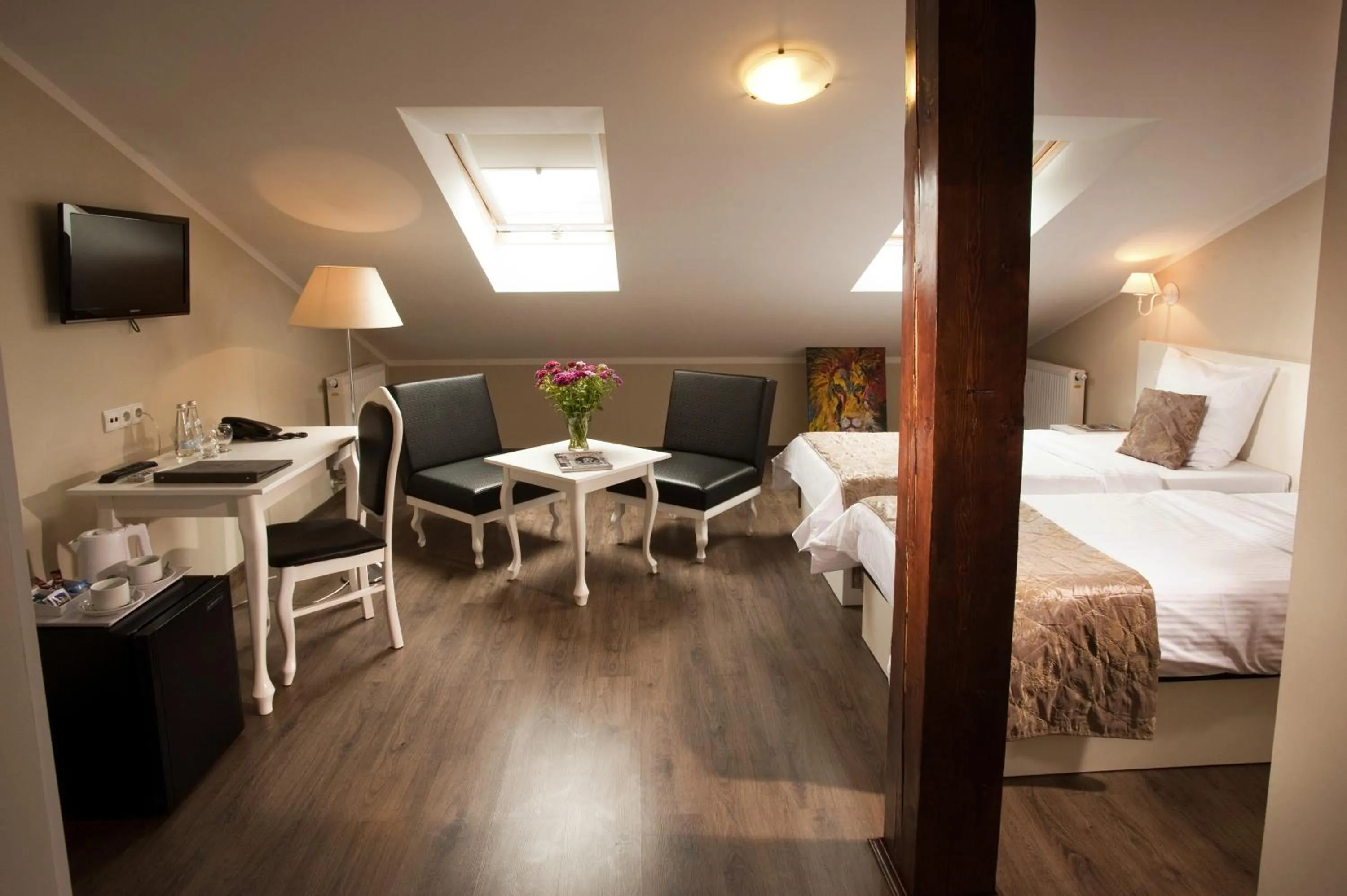 Bed in Leone Aparthotel