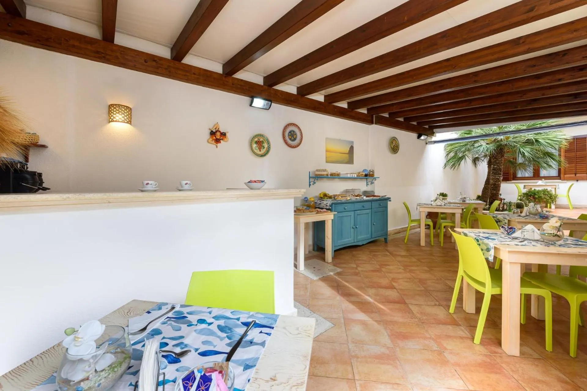 Breakfast in La Meridiana Hotel