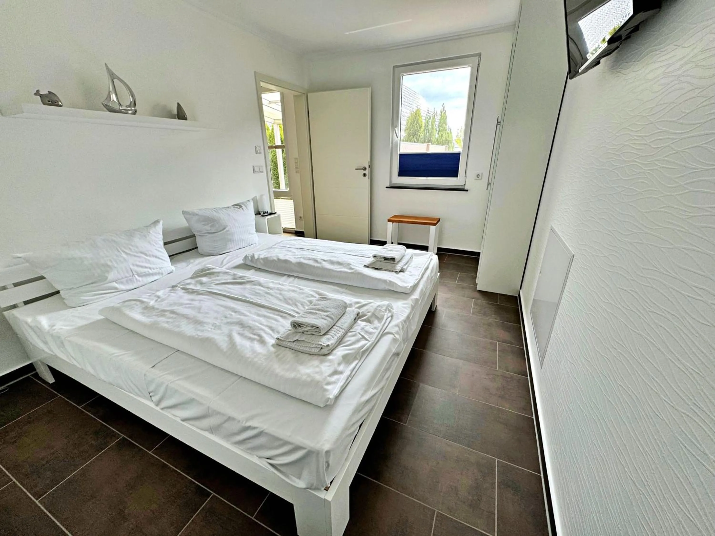 Bed in Ferienwohnung Altenberg 02
