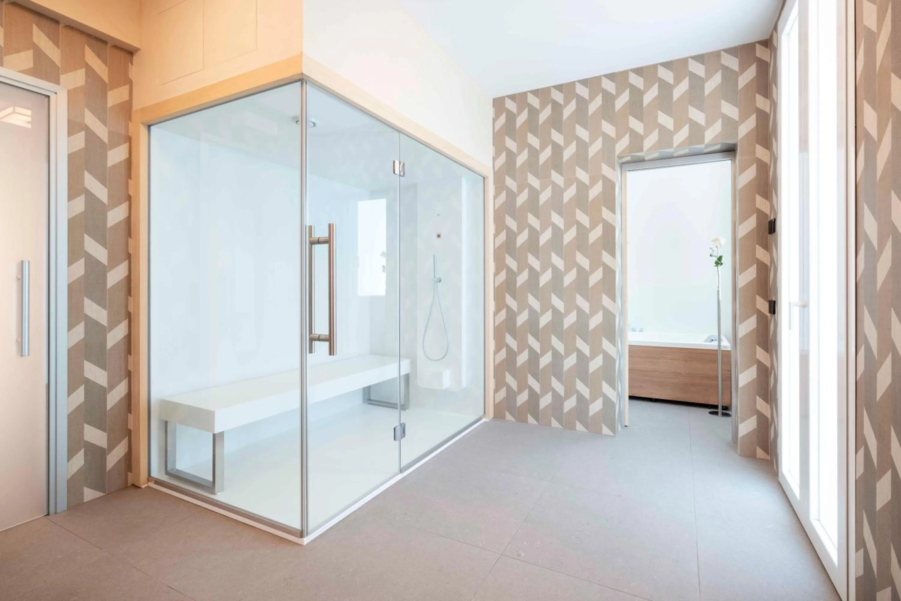 Steam room in Antica Pusterla Relais de Charme