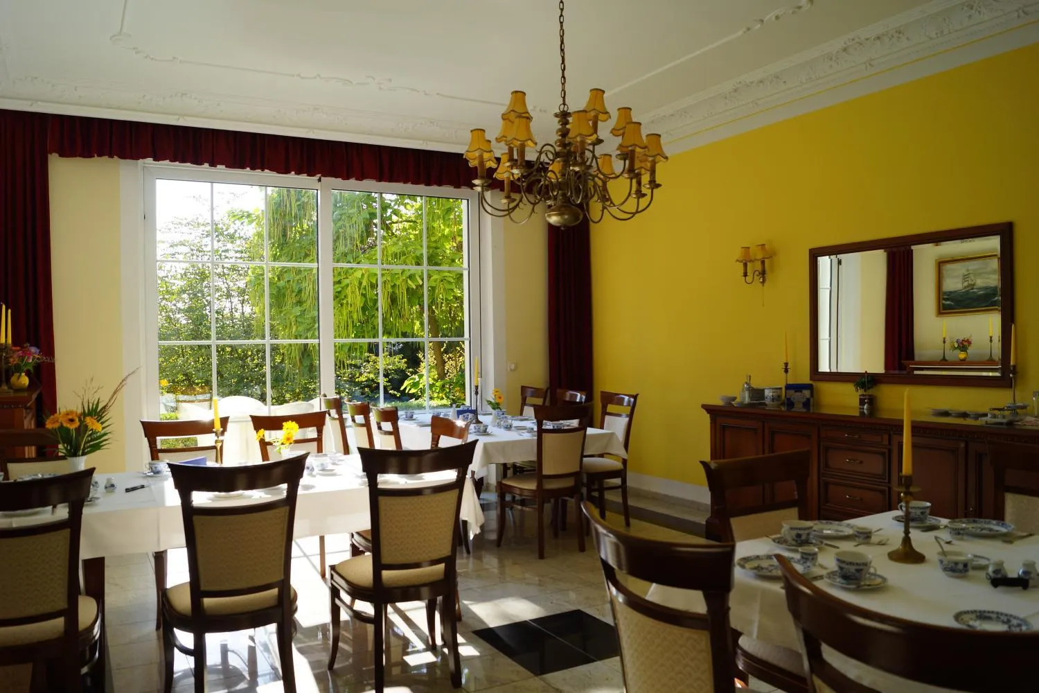 Dining area in Hotel Villa Wittstock