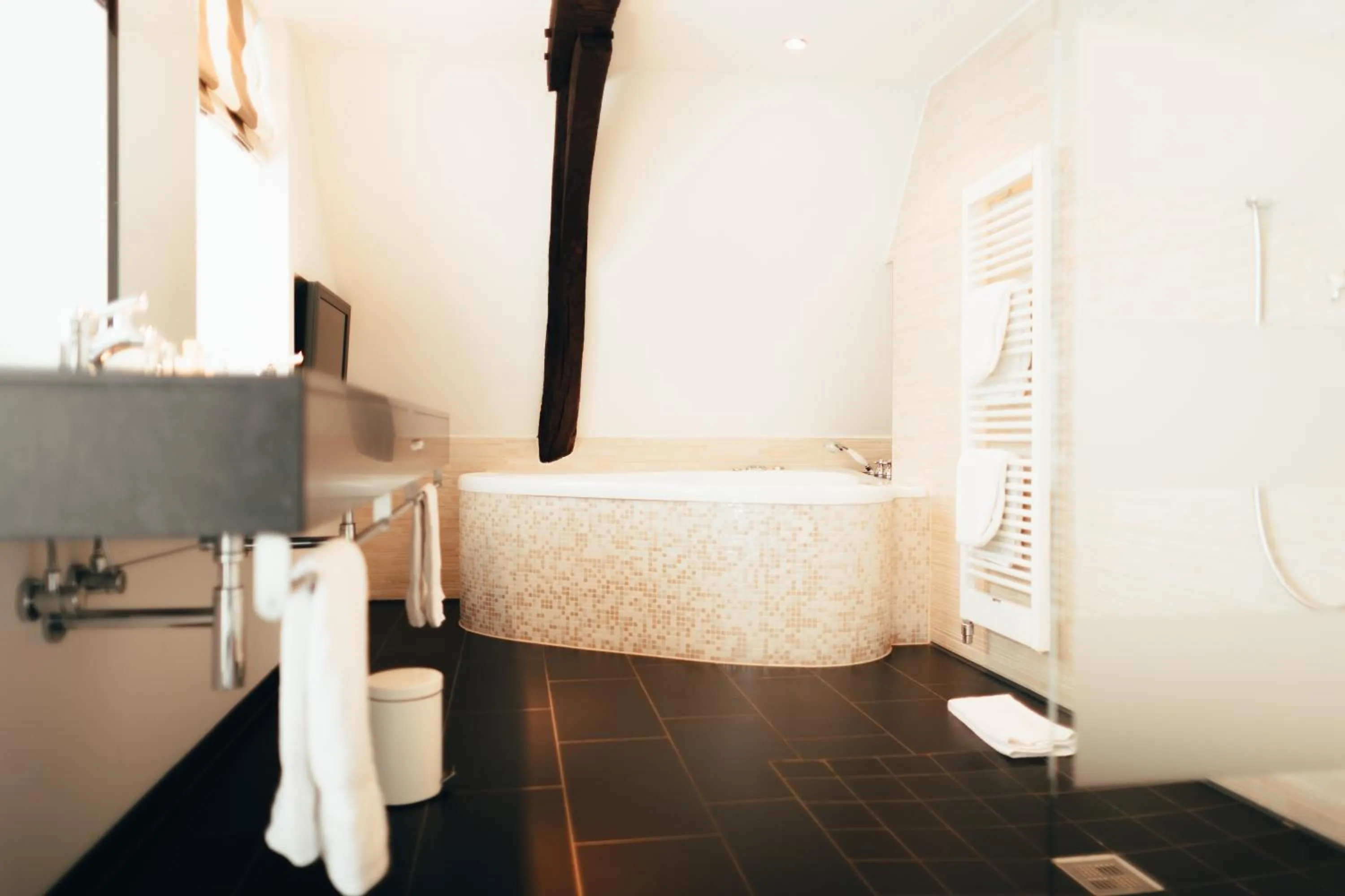 Bathroom in Romantik Hotel Walhalla