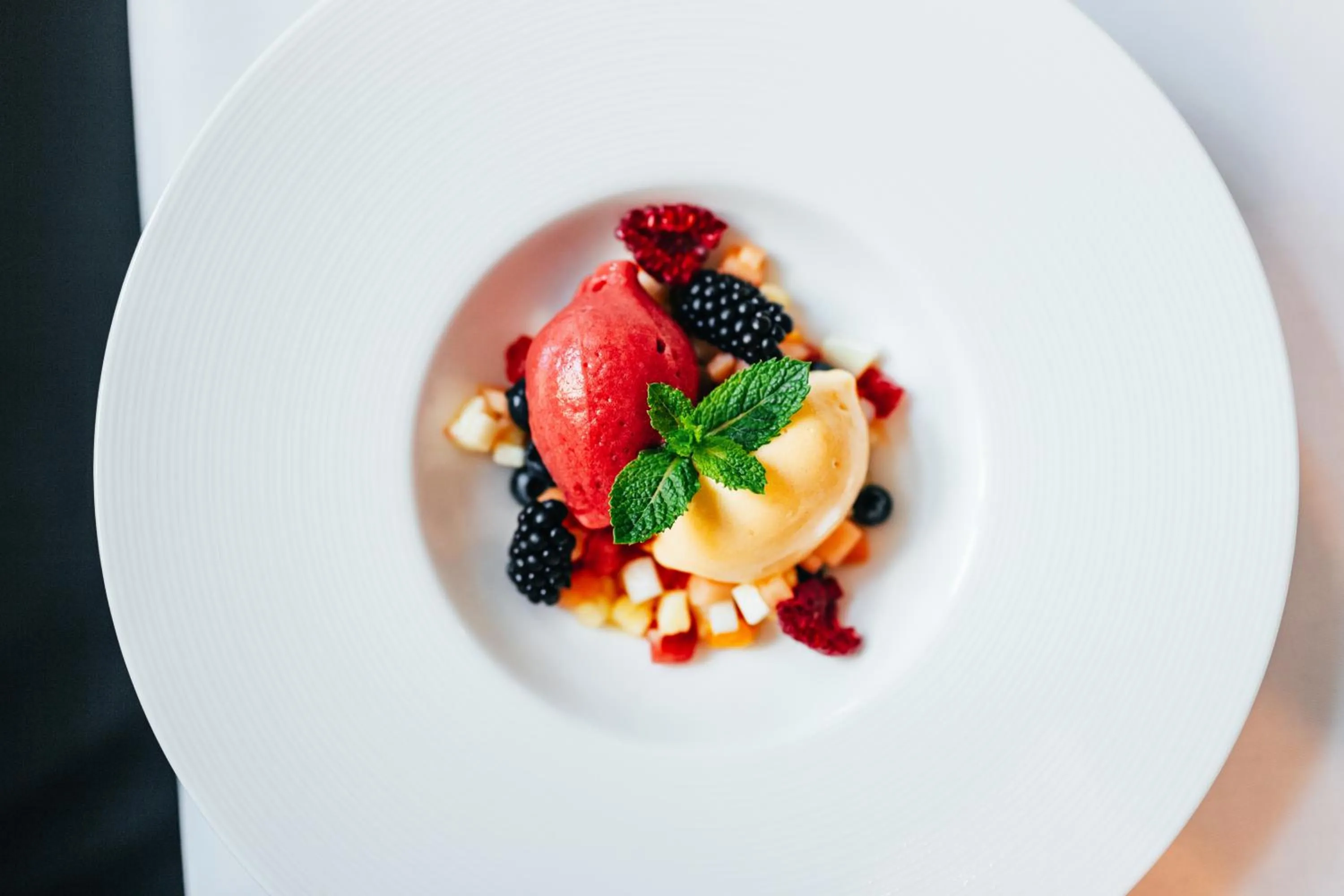 Food and drinks in Romantik Hotel Walhalla