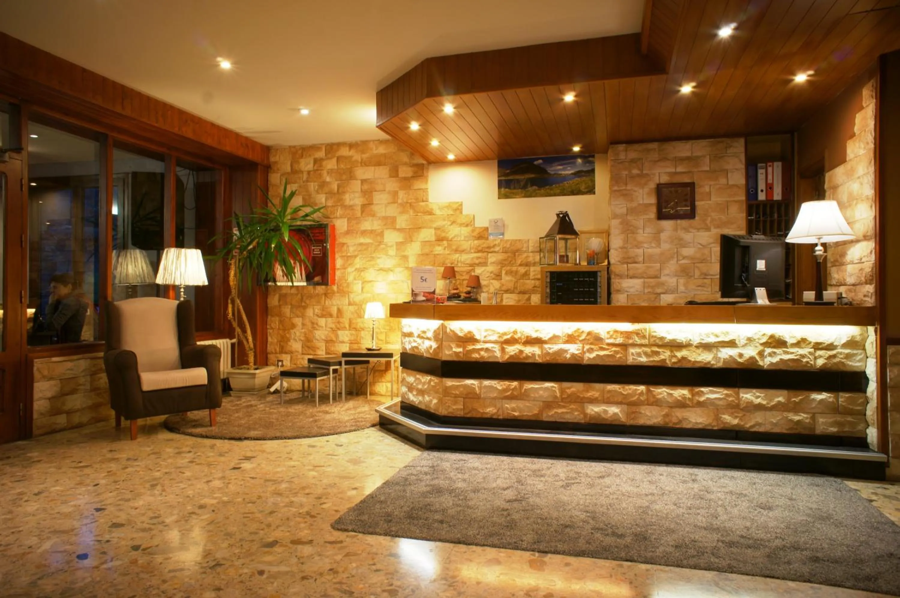 Lobby or reception in Hotel La Planada