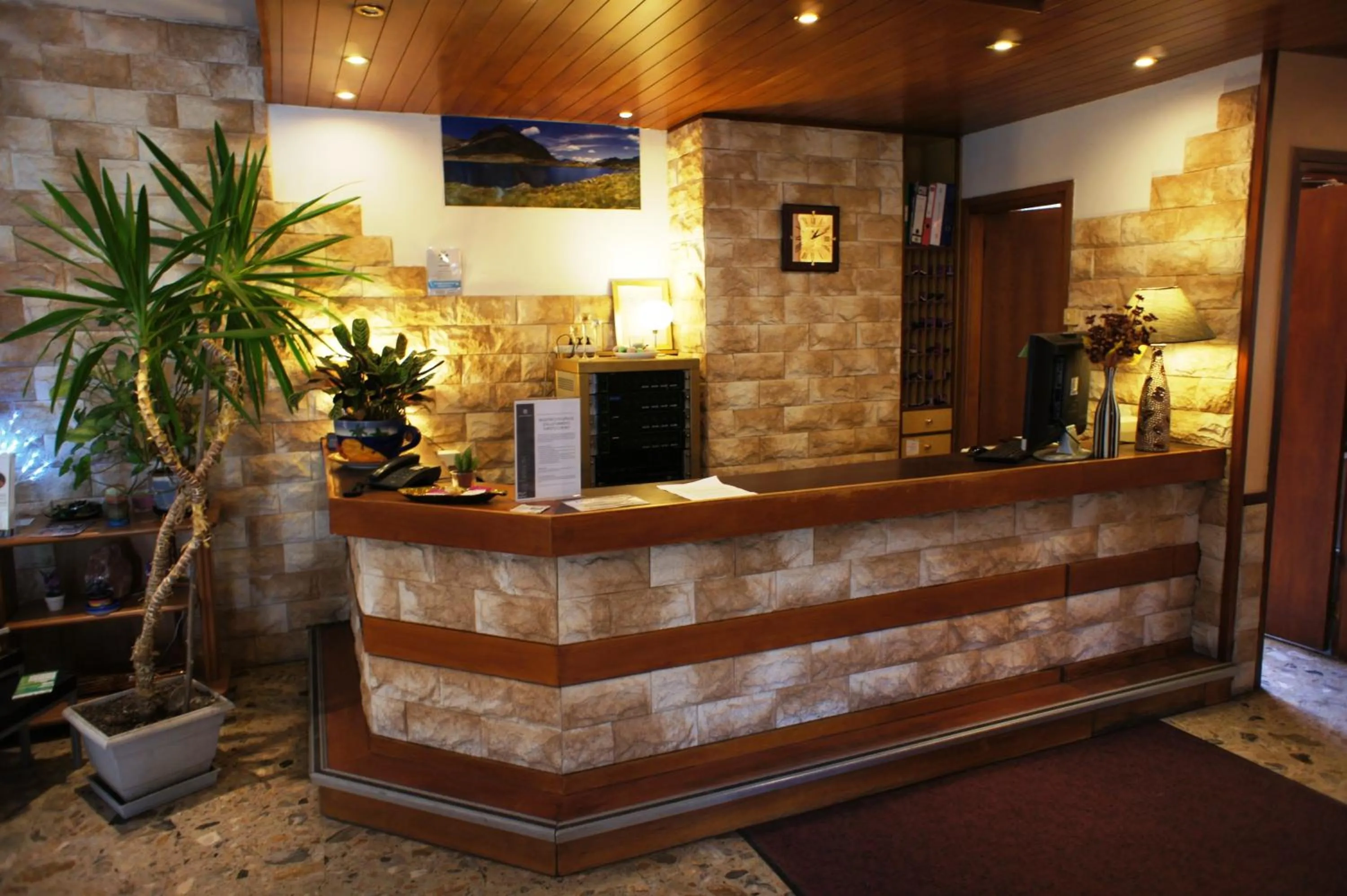 Lobby or reception in Hotel La Planada