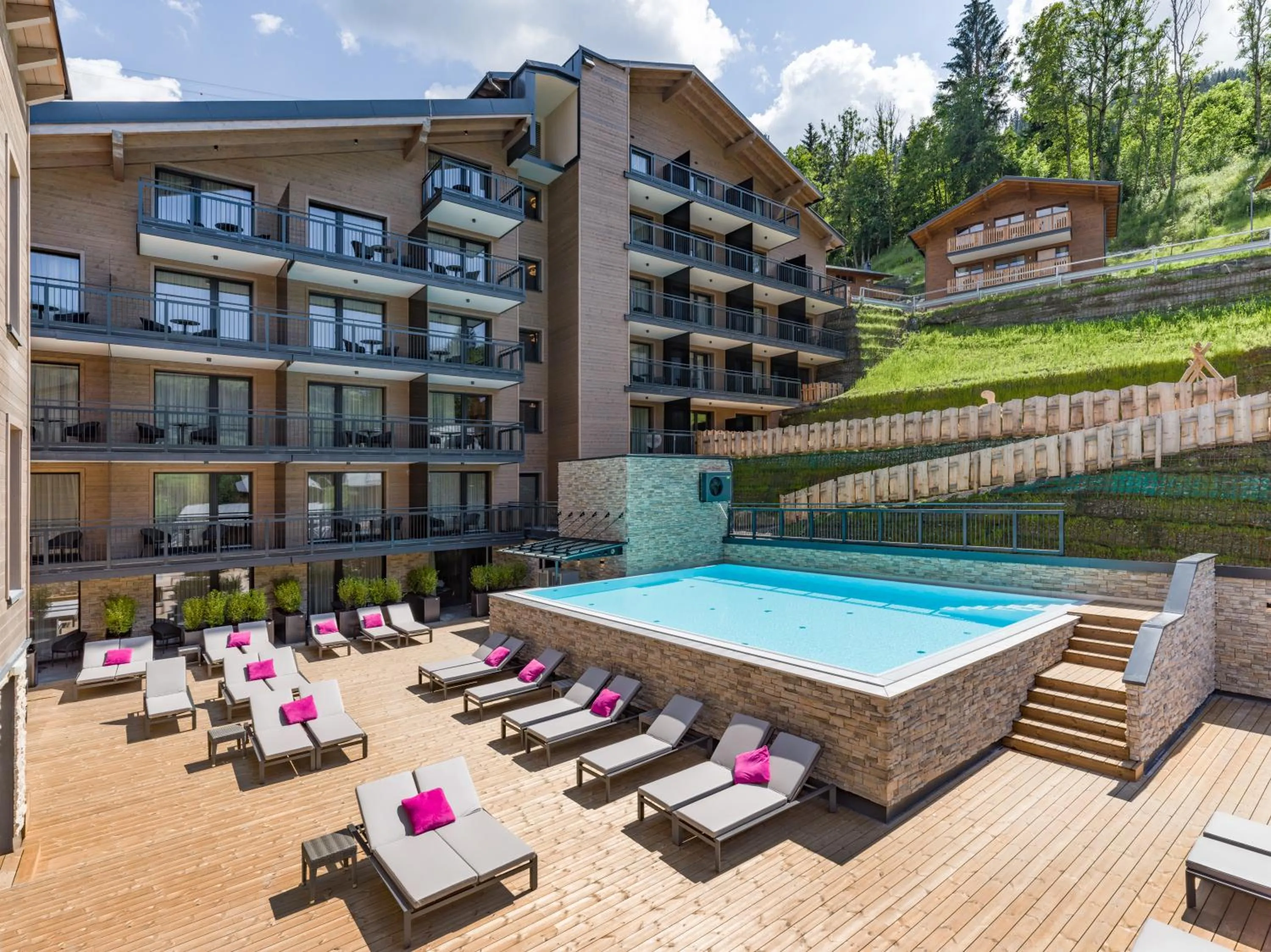 Patio in Hotel Adapura Wagrain