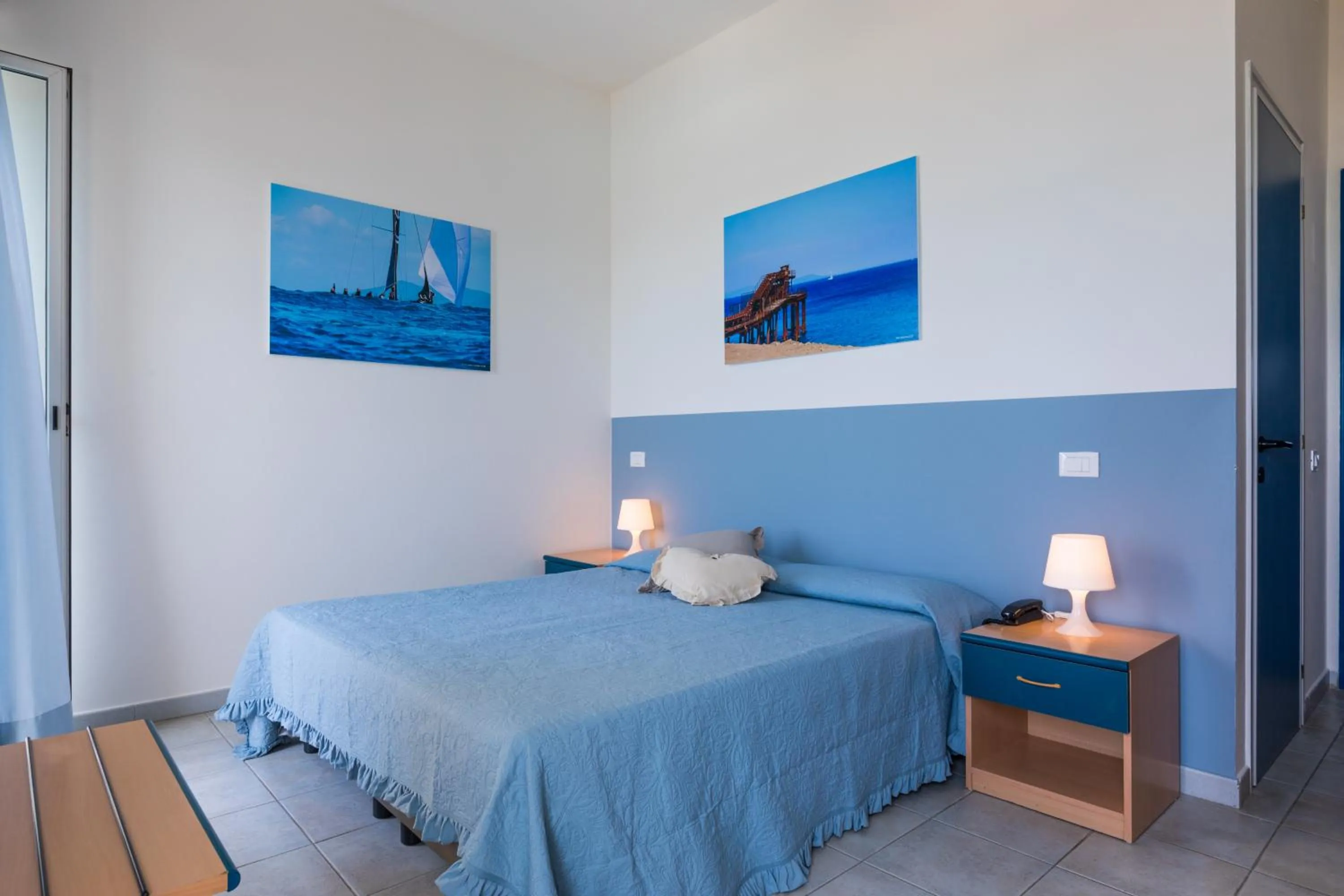 Bed in Hotel Stella Marina