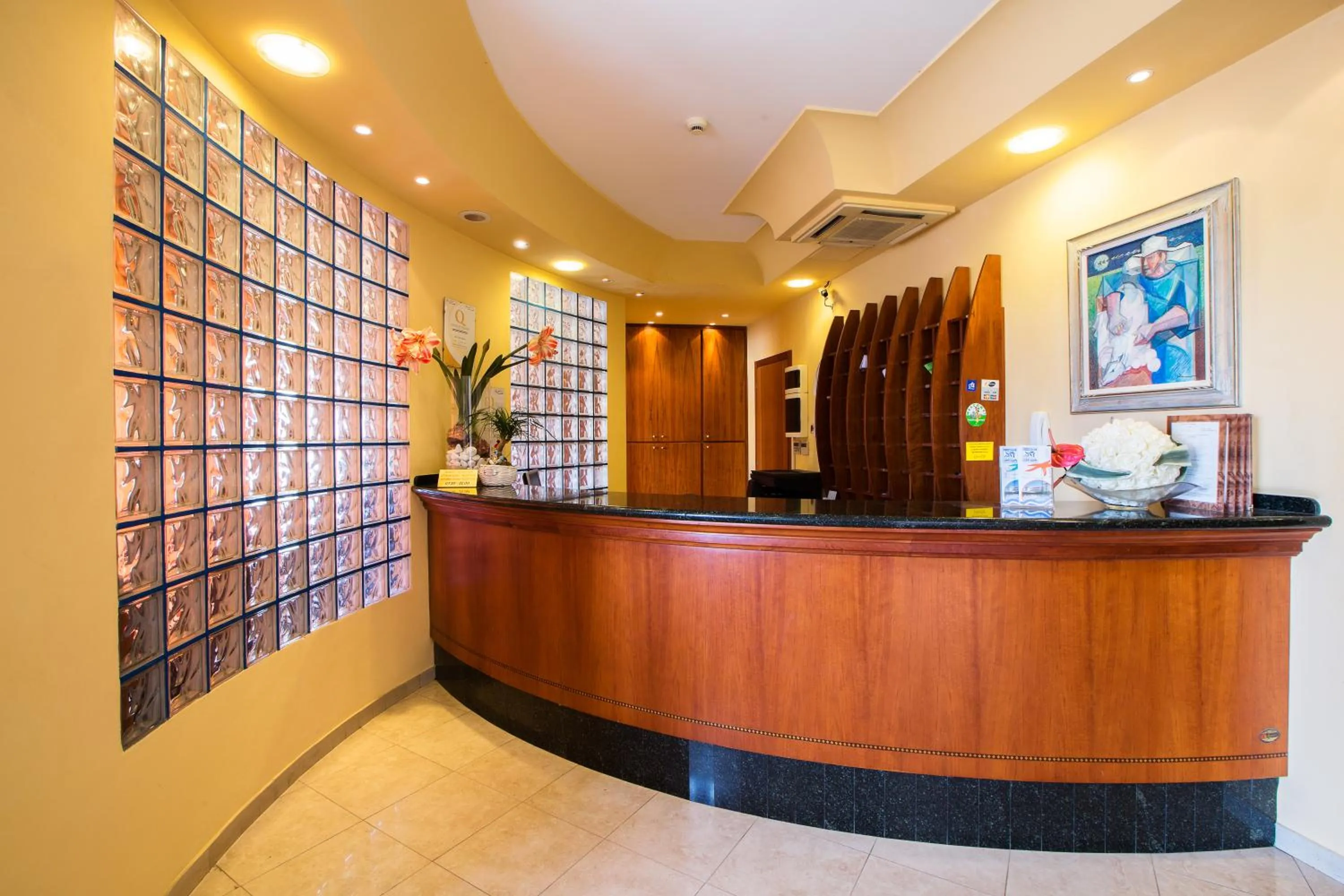 Lobby or reception in Hotel Stella Marina