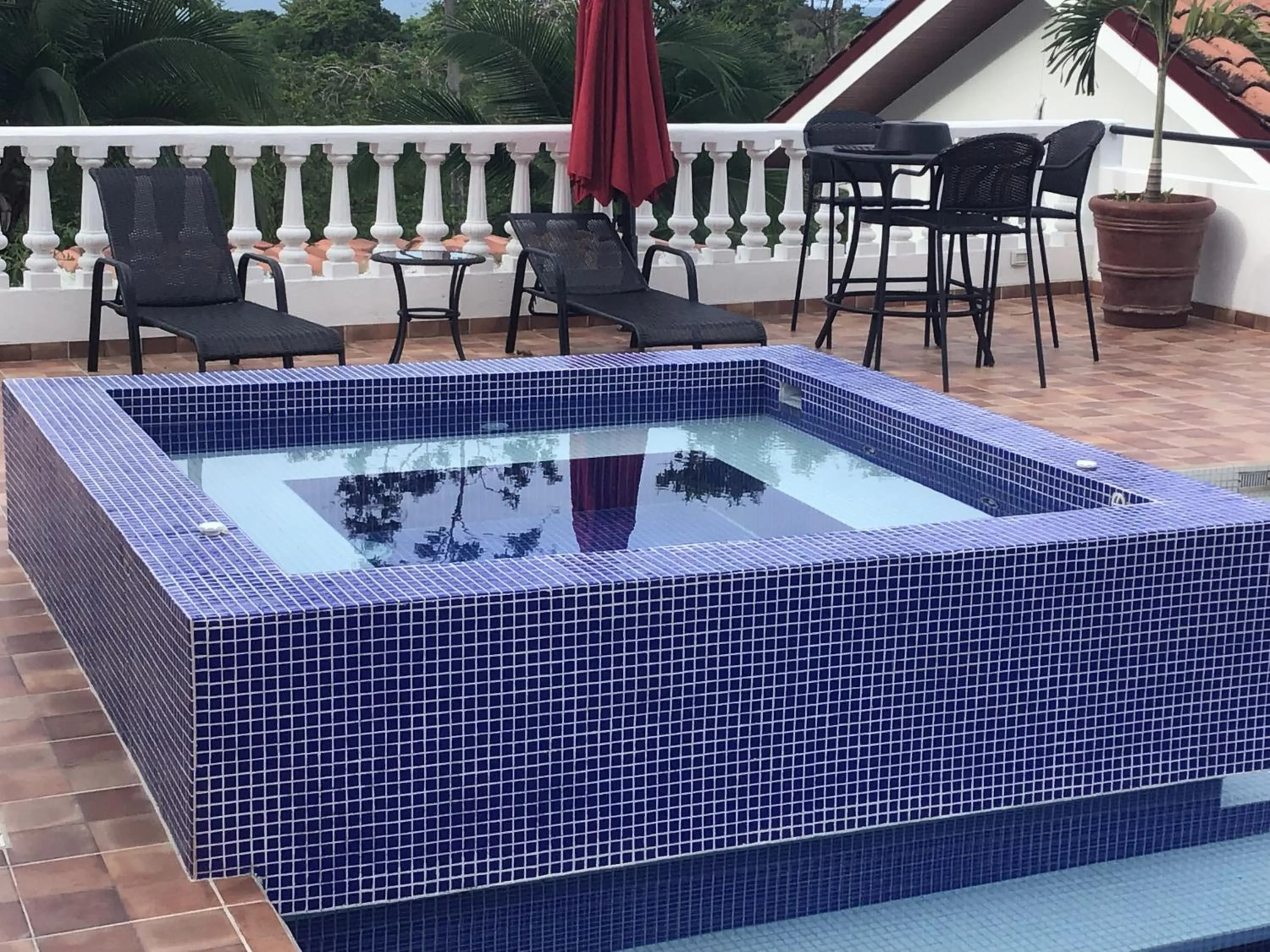 Swimming pool in Hotel Los Cielos Del Caribe