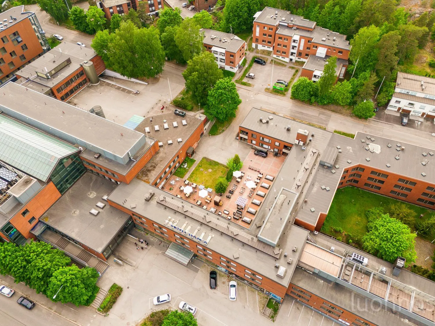 Property building in Hotel Haaga Central Park