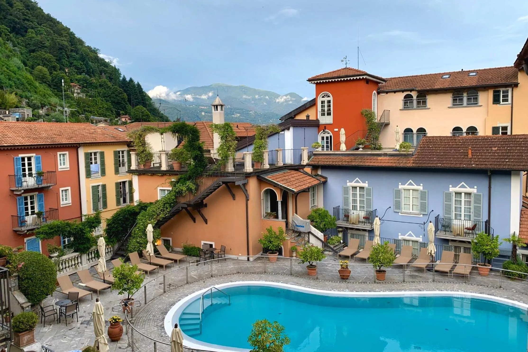 Pool view in Residenza dei Fiori