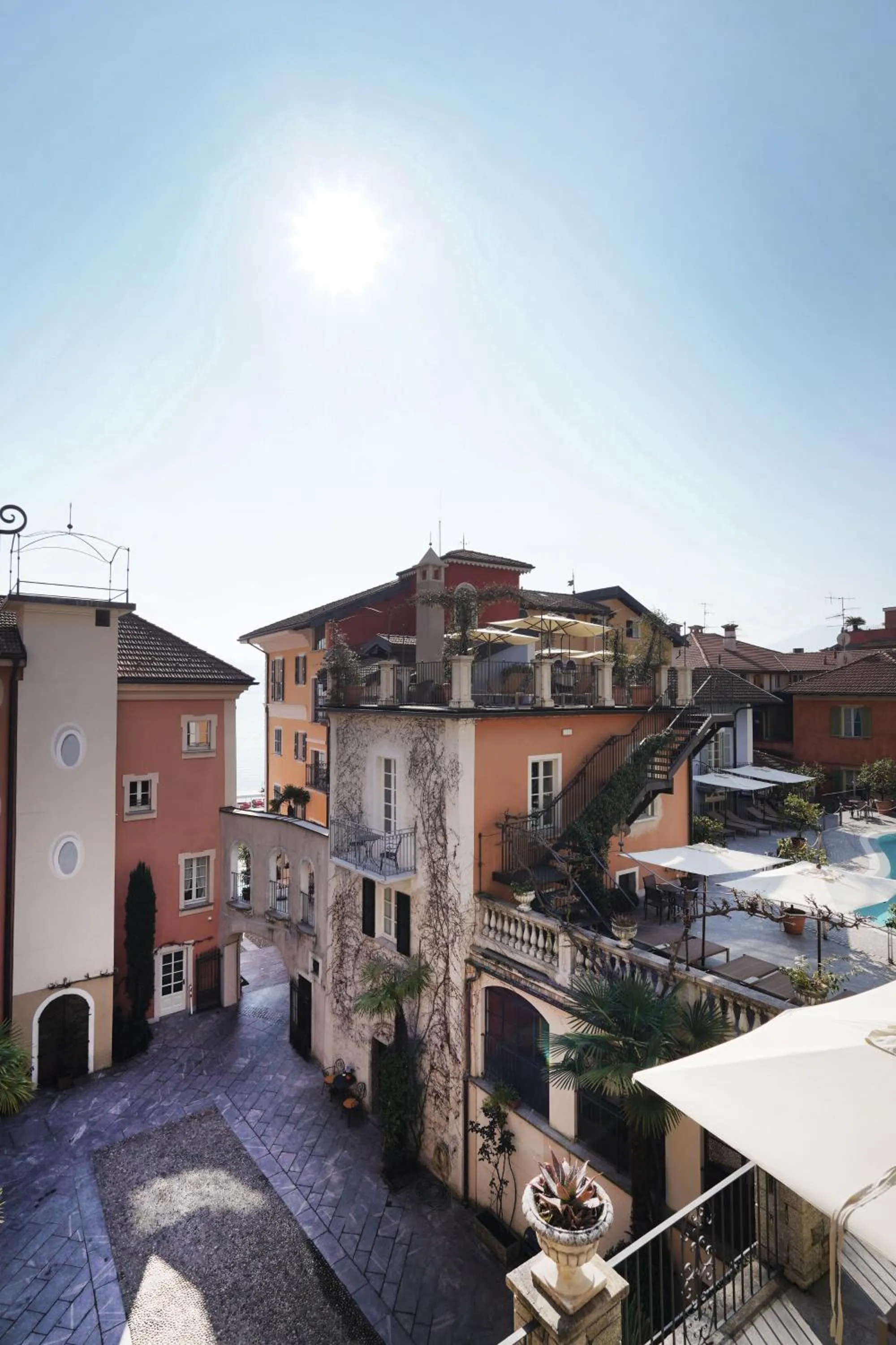 Pool view in Residenza dei Fiori