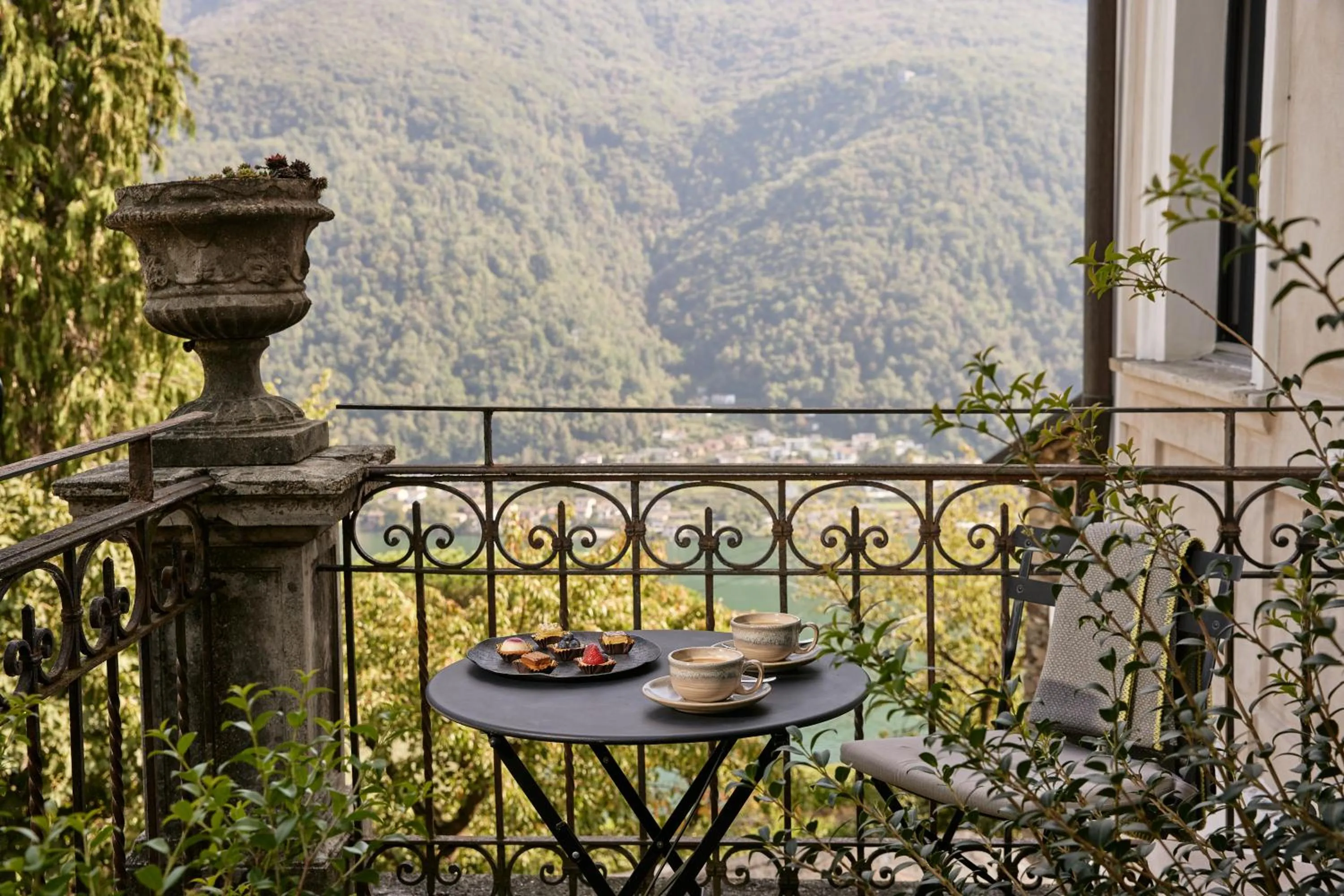 Balcony/Terrace in Relais Castello di Morcote