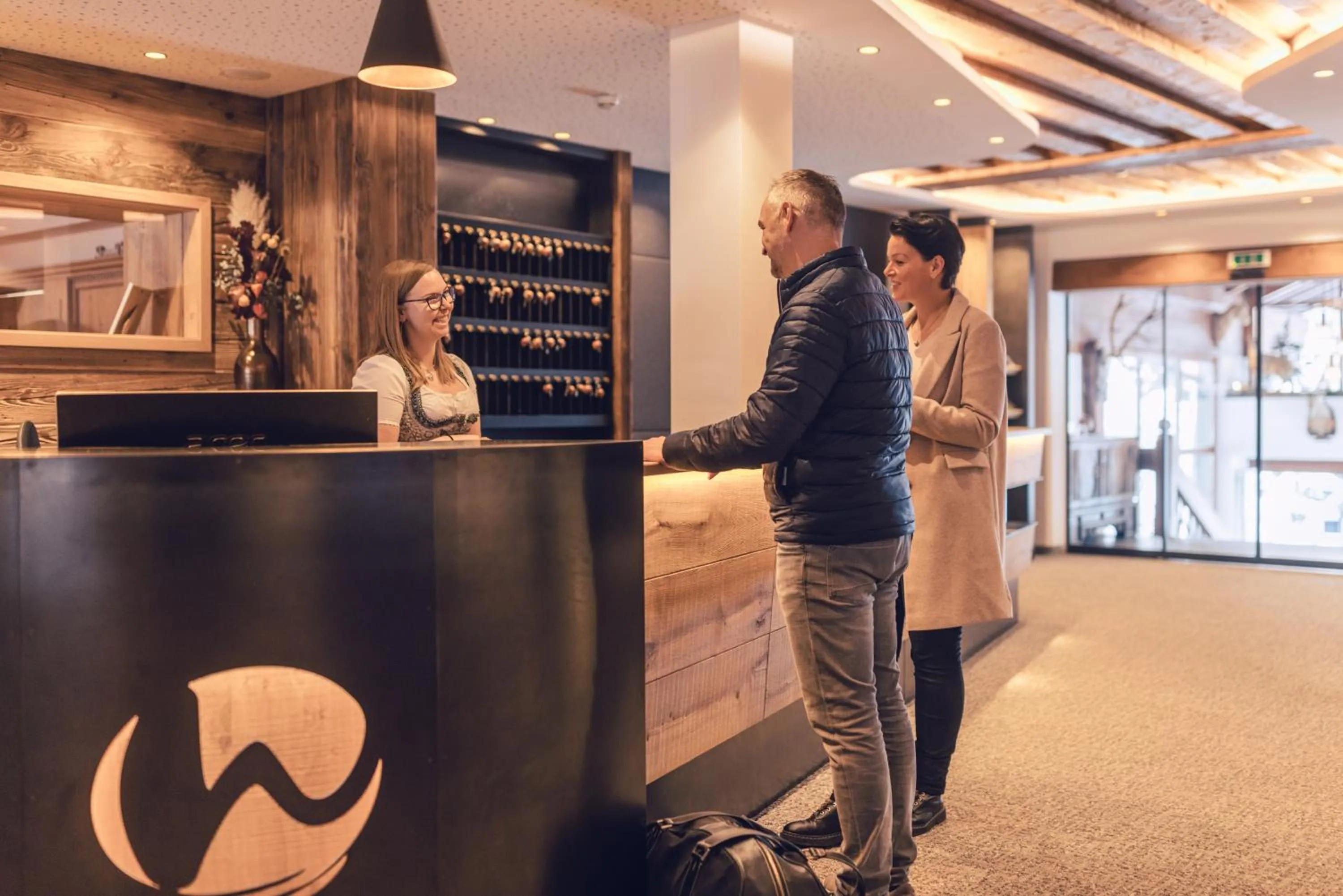 Lobby or reception in Hotel Weisseespitze