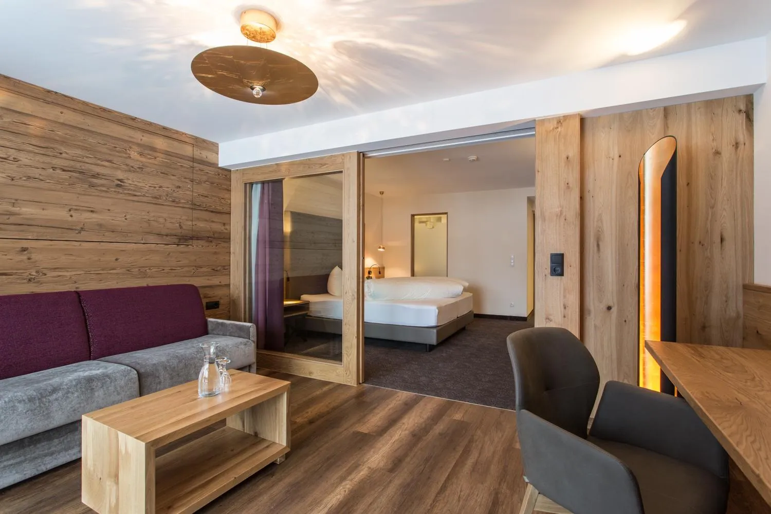 Photo of the whole room, Bed in Hotel Weisseespitze