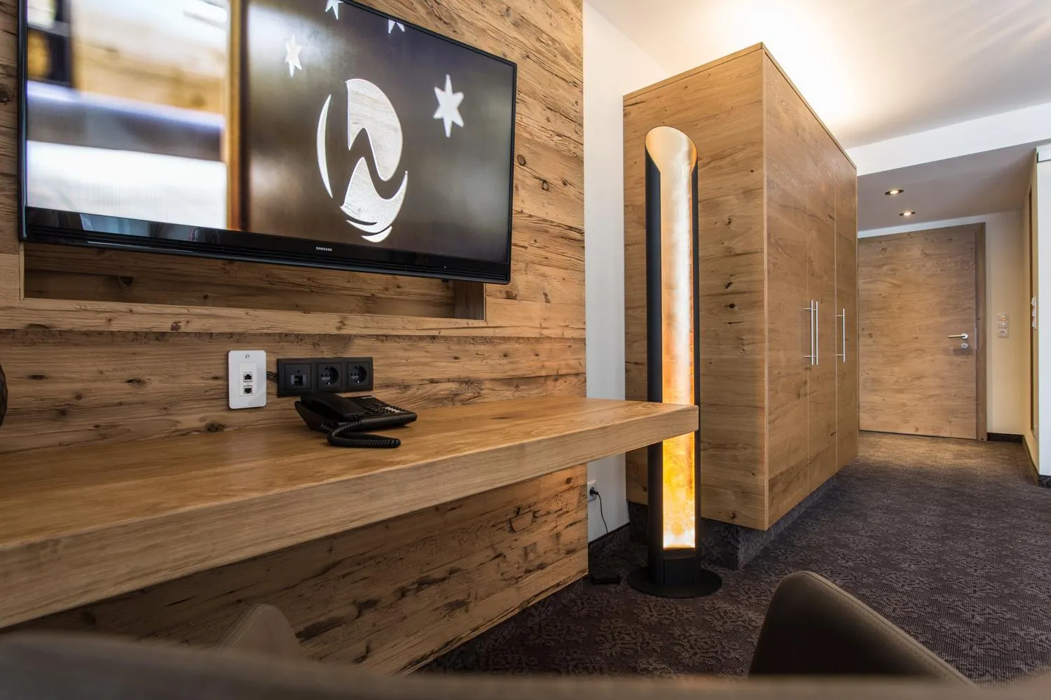 Decorative detail in Hotel Weisseespitze