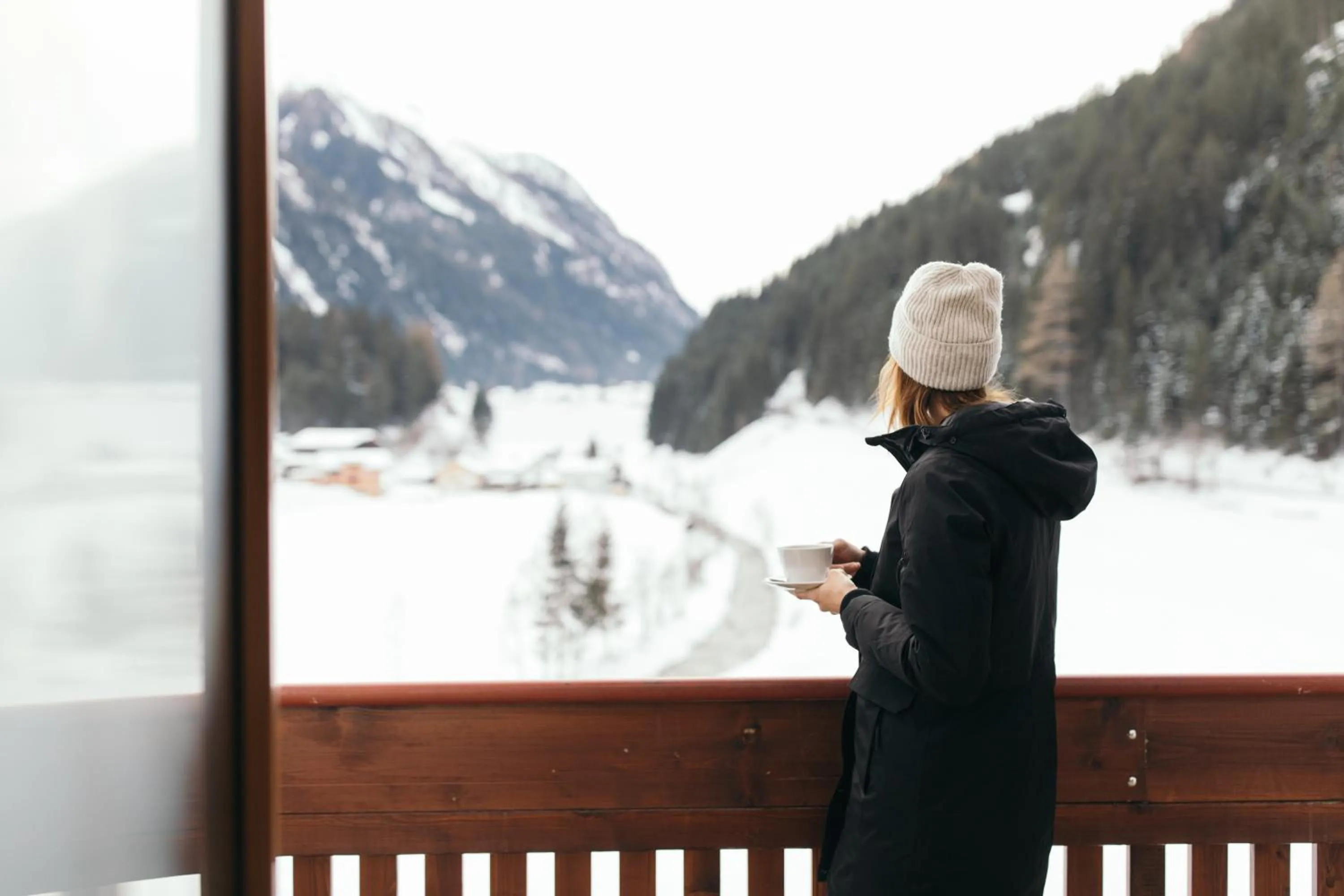 Mountain view in Hotel Weisseespitze