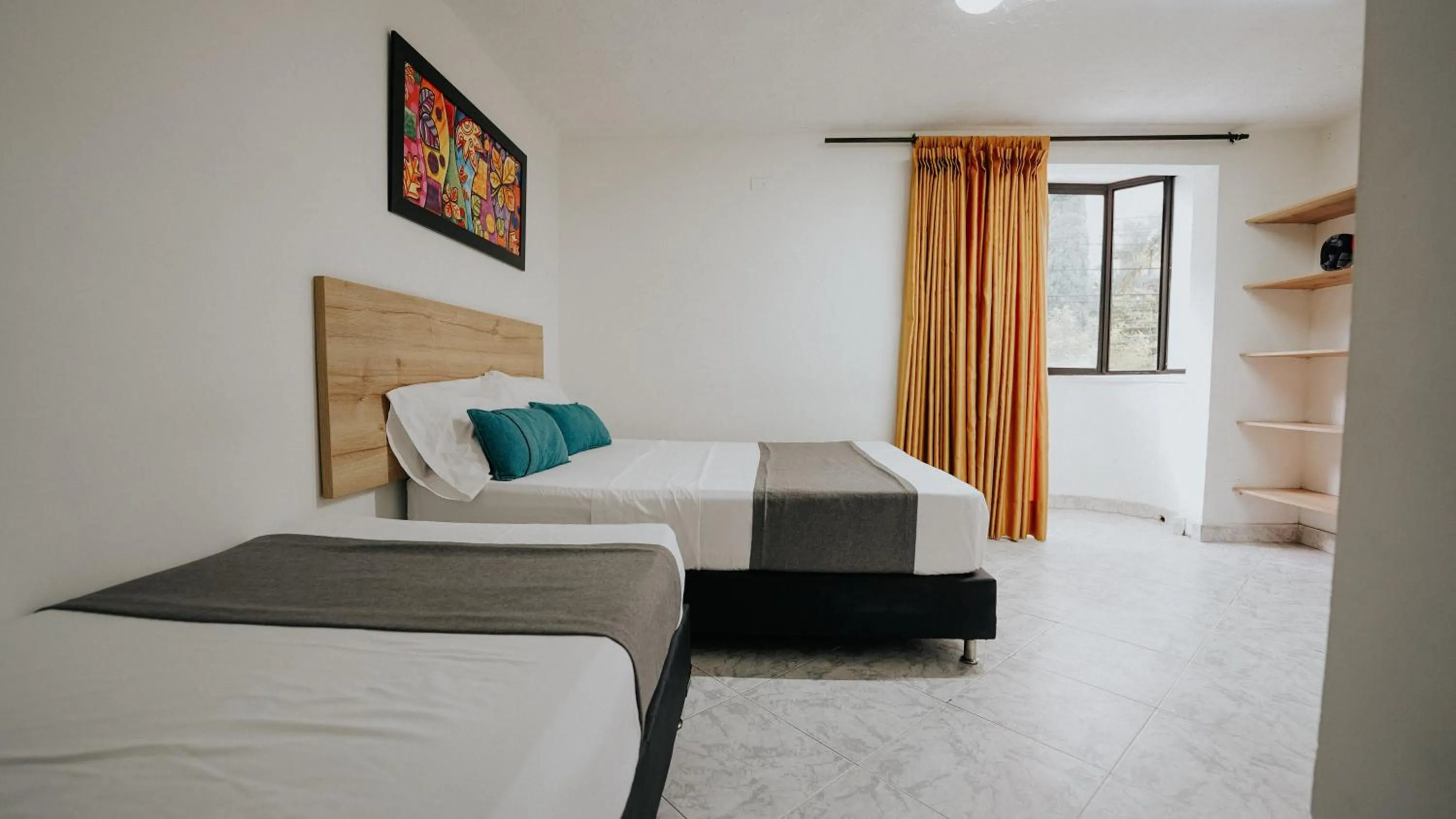 Bed in Hotel Balcones del Estadio