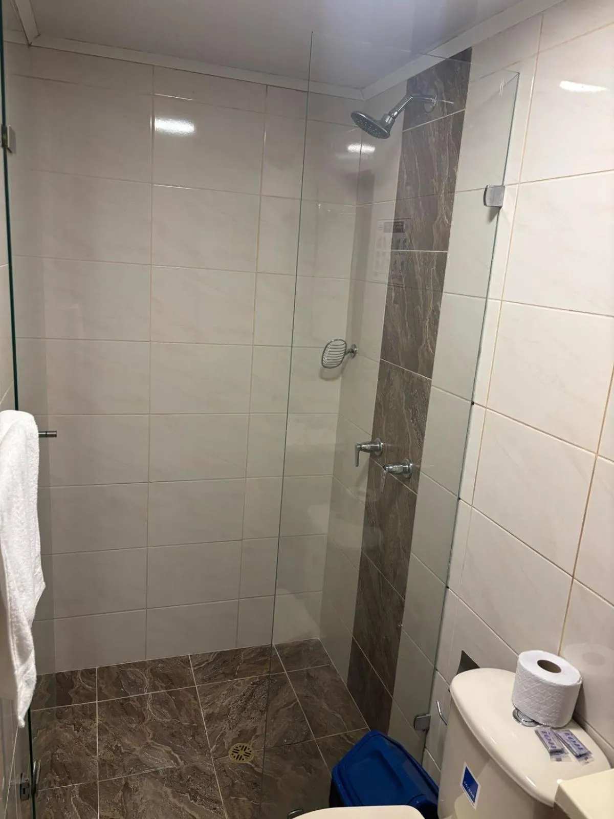 Shower in Hotel Balcones del Estadio