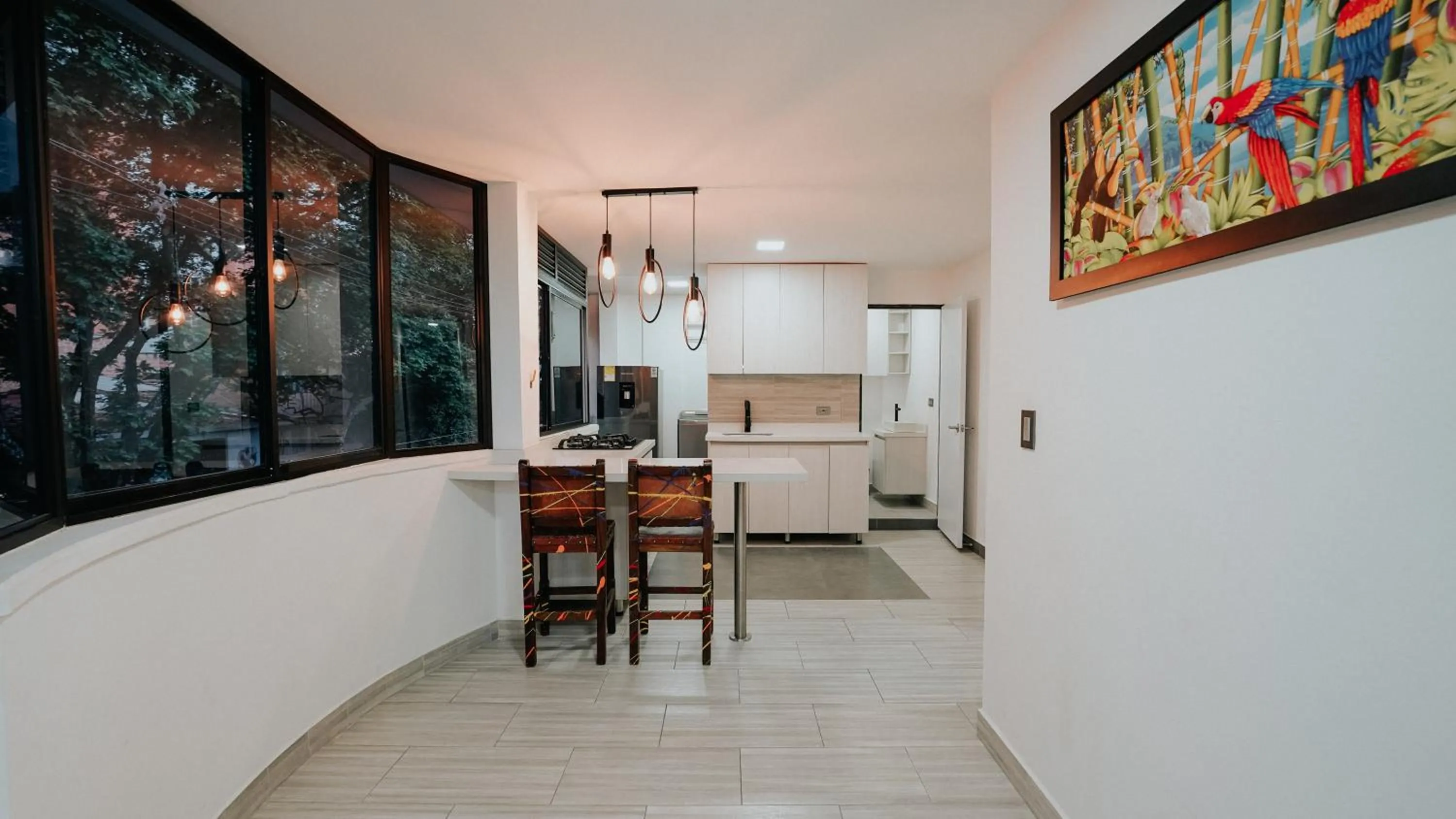 Kitchen or kitchenette in Hotel Balcones del Estadio