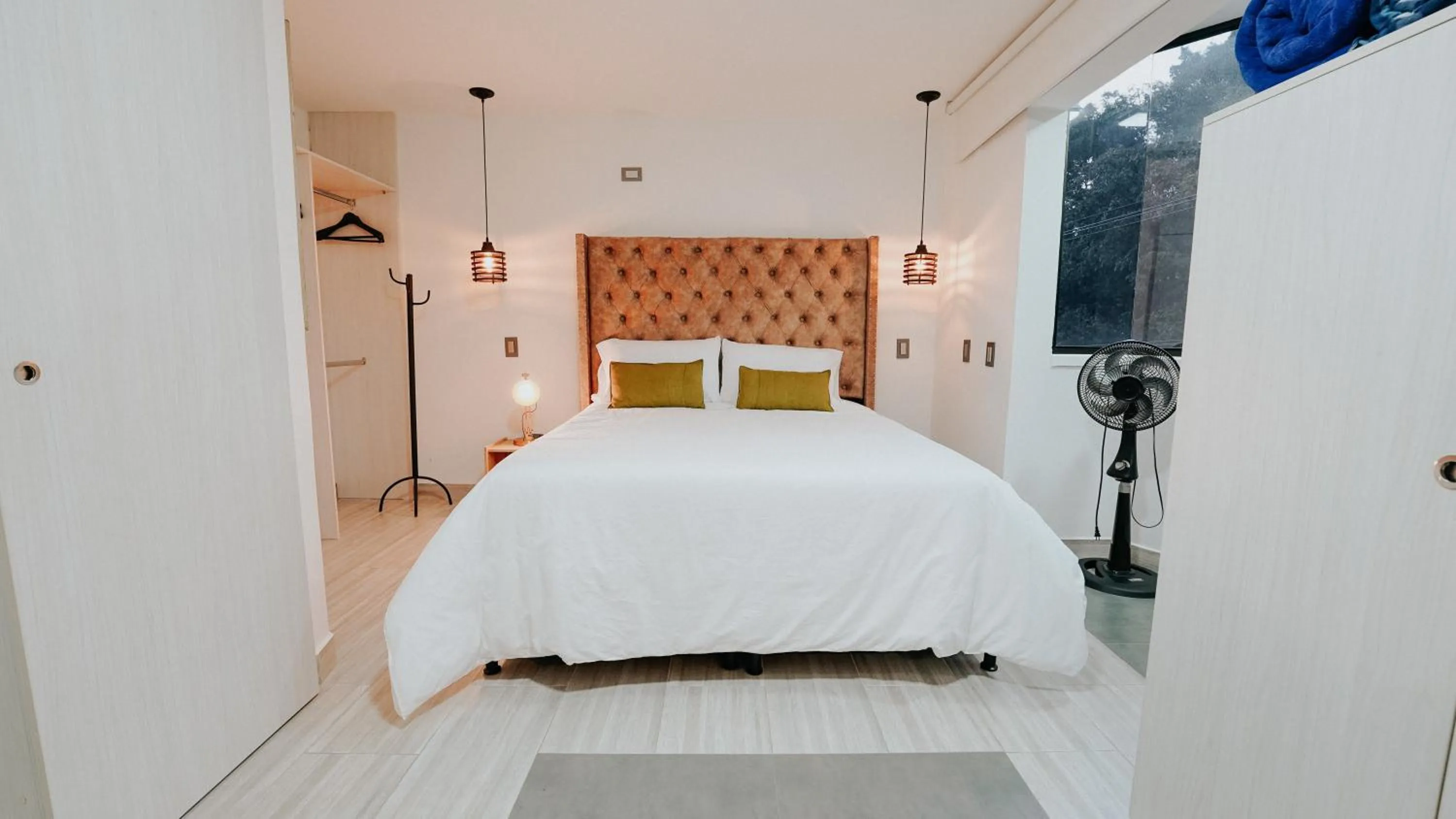 Bed in Hotel Balcones del Estadio