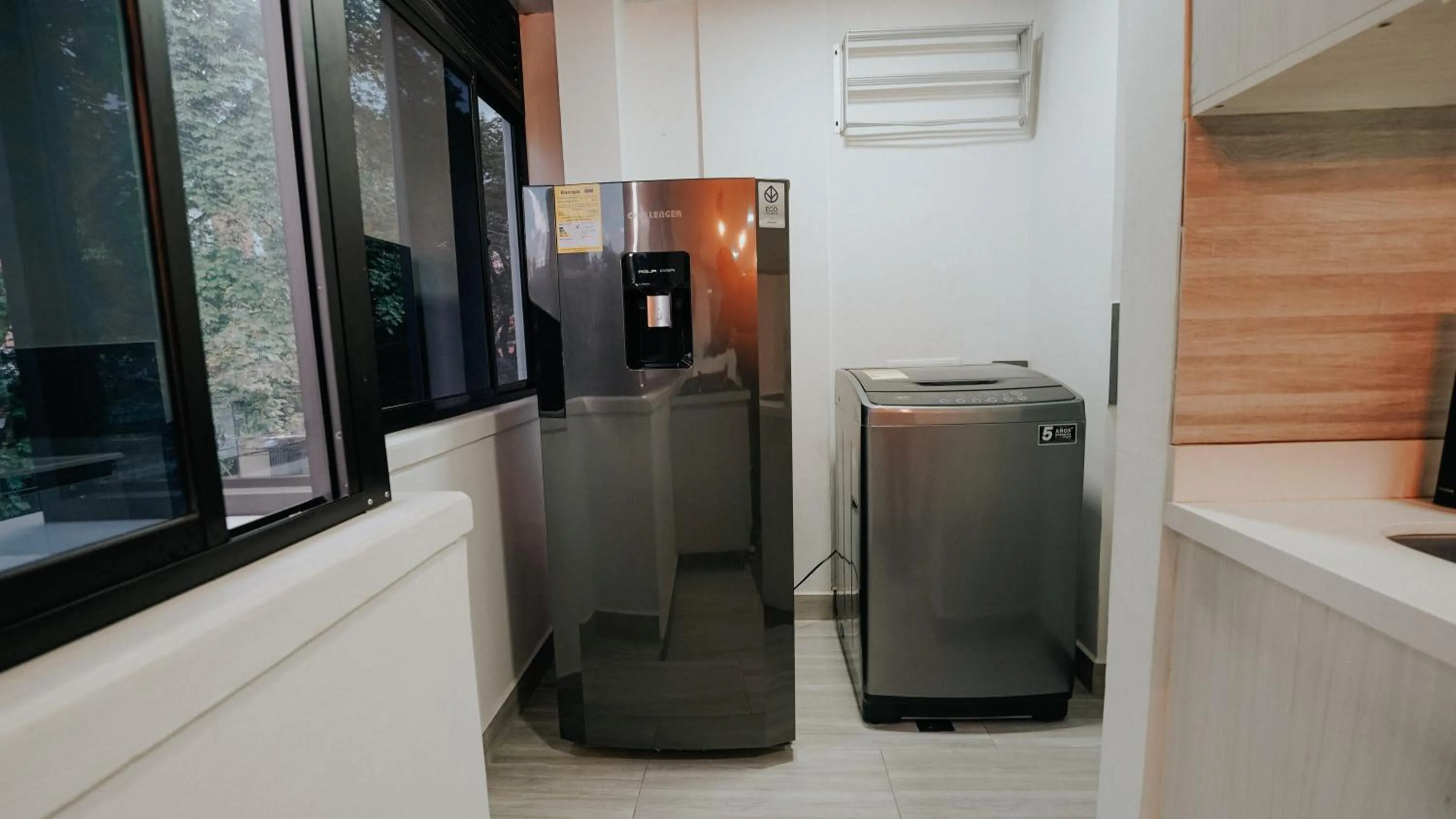 Kitchen or kitchenette in Hotel Balcones del Estadio