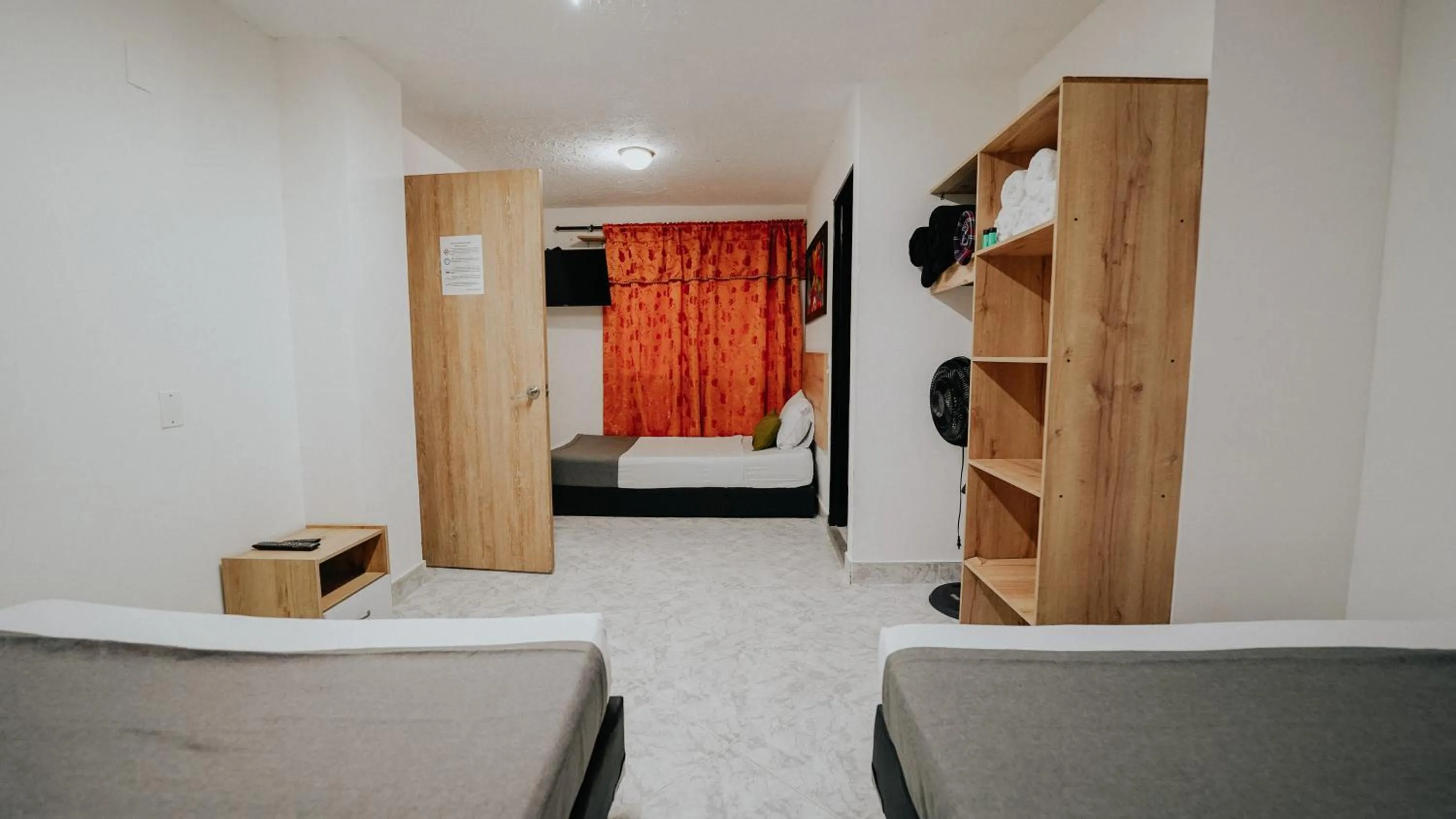 Bed in Hotel Balcones del Estadio