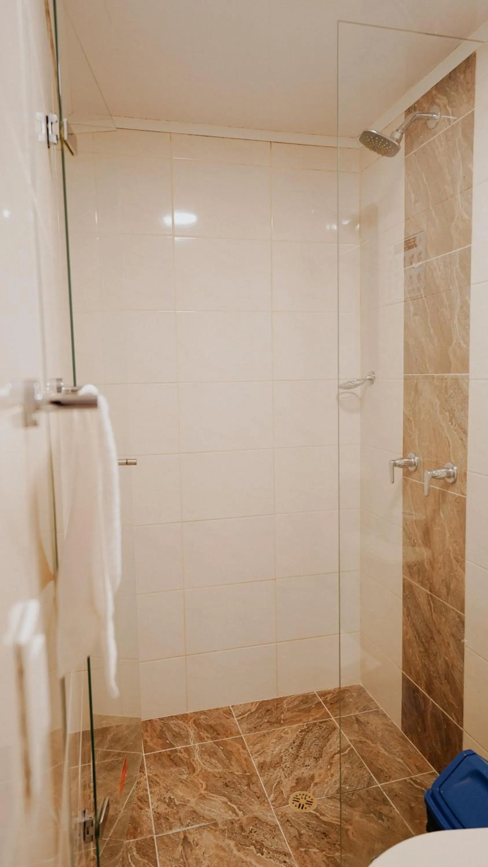 Shower in Hotel Balcones del Estadio