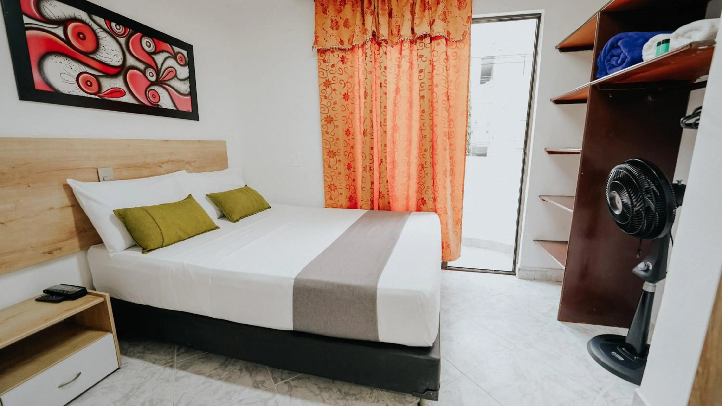 Bed in Hotel Balcones del Estadio