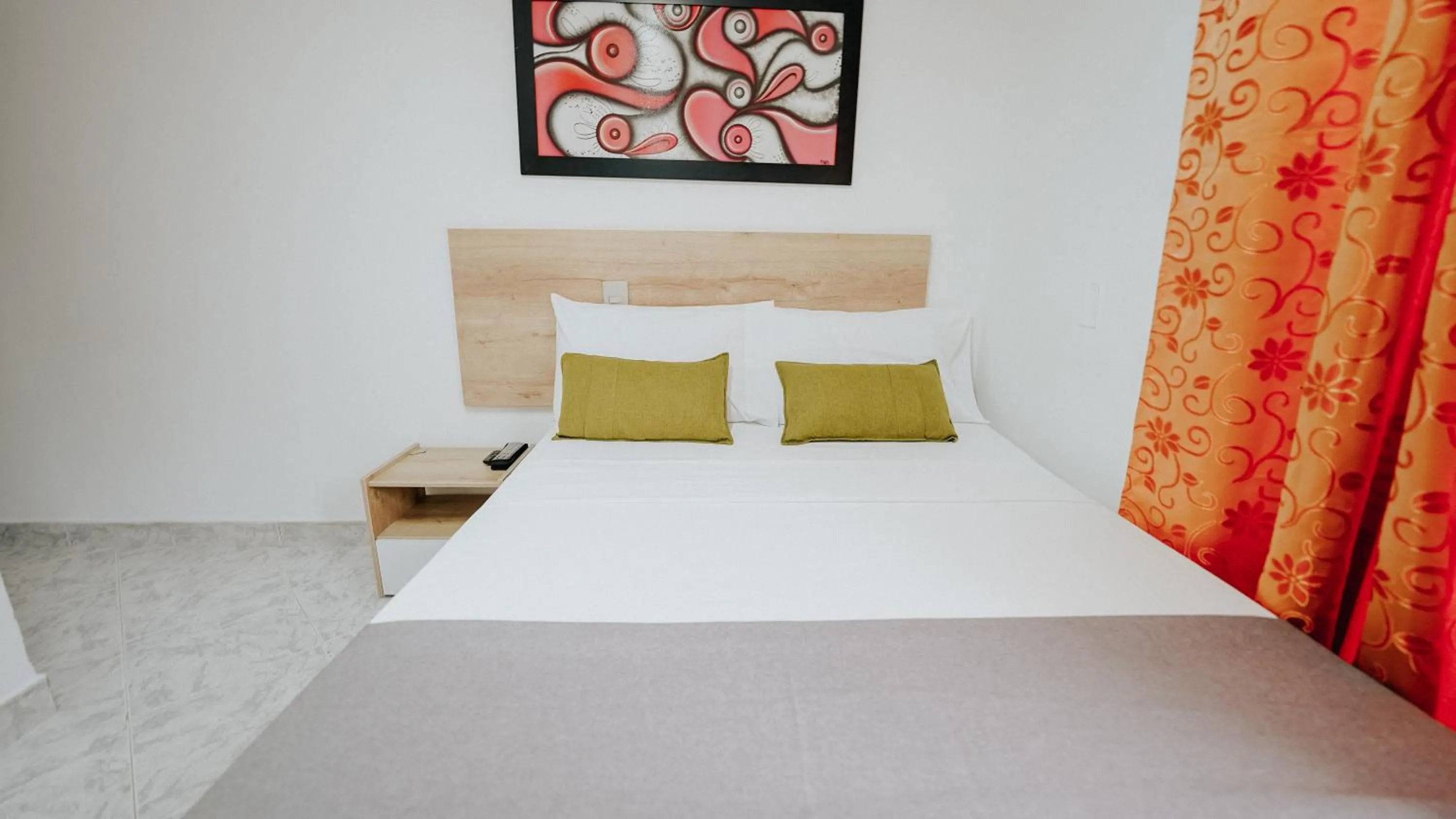 Bed in Hotel Balcones del Estadio