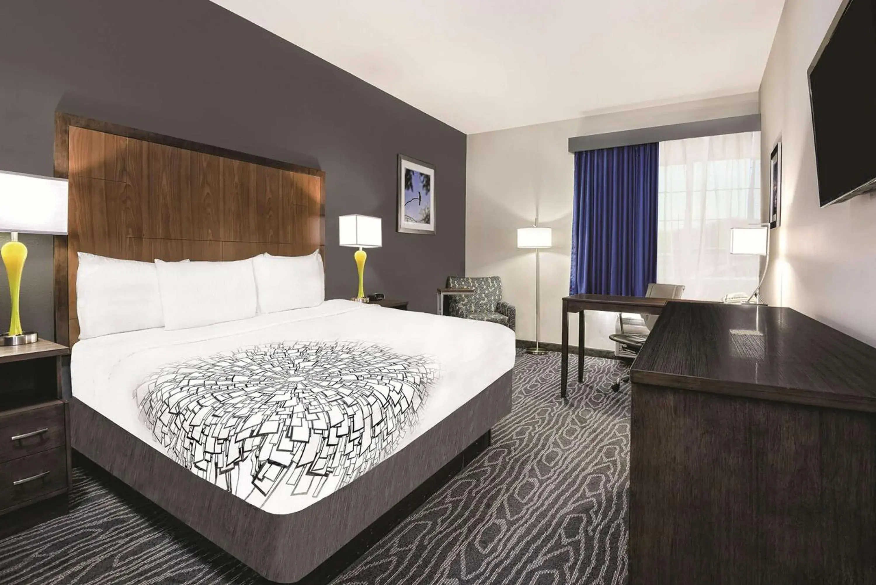 King Room with Tub and Countryside View - Mobility Access/Non-Smoking in La Quinta Inn & Suites by Wyndham Mercedes Outlet Mall King Room with Tub and Countryside View - Mobility Access/Non-Smoking in La Quinta Inn & Suites by Wyndham Mercedes Outlet Mall