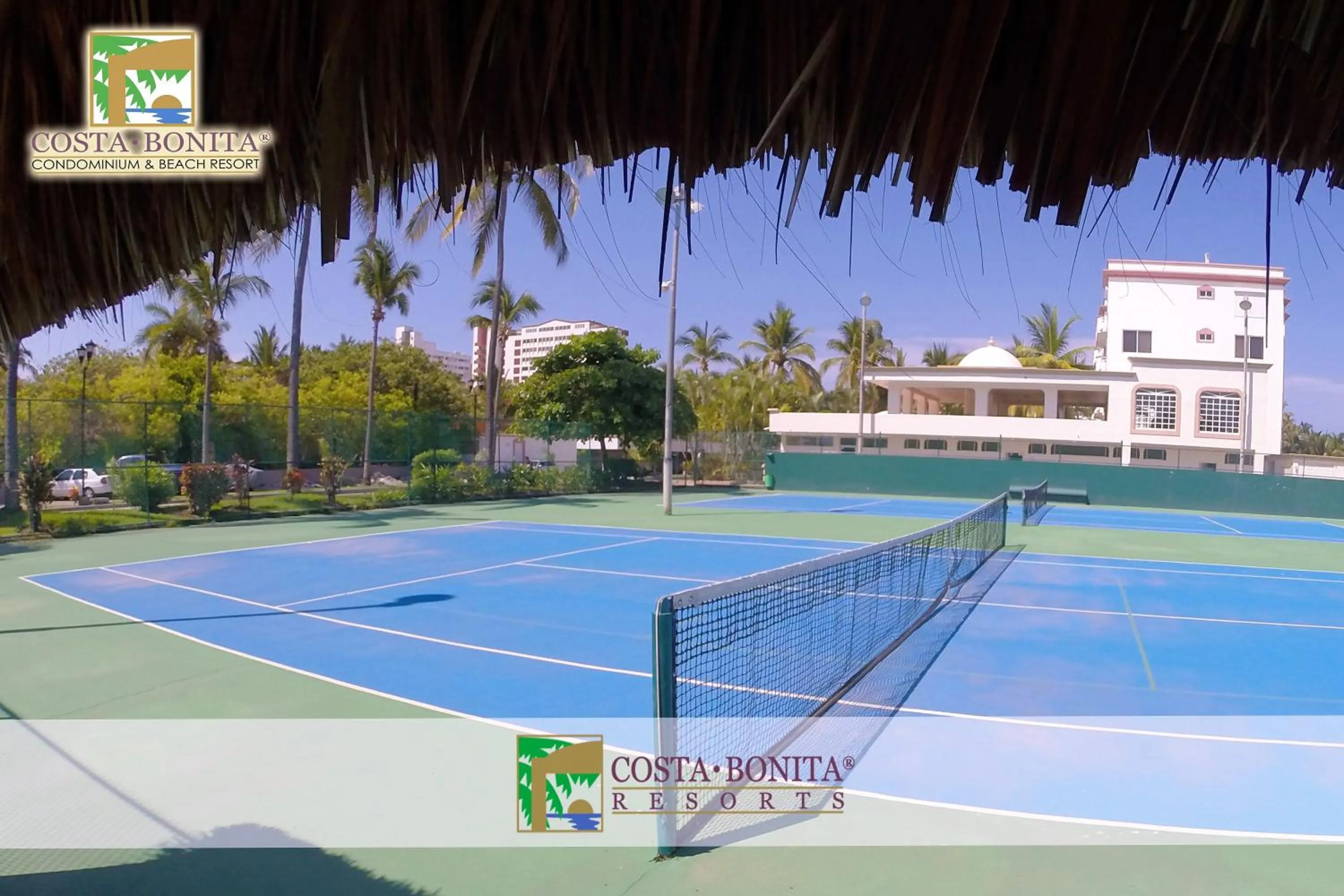 Tennis court in Costa Bonita Resort