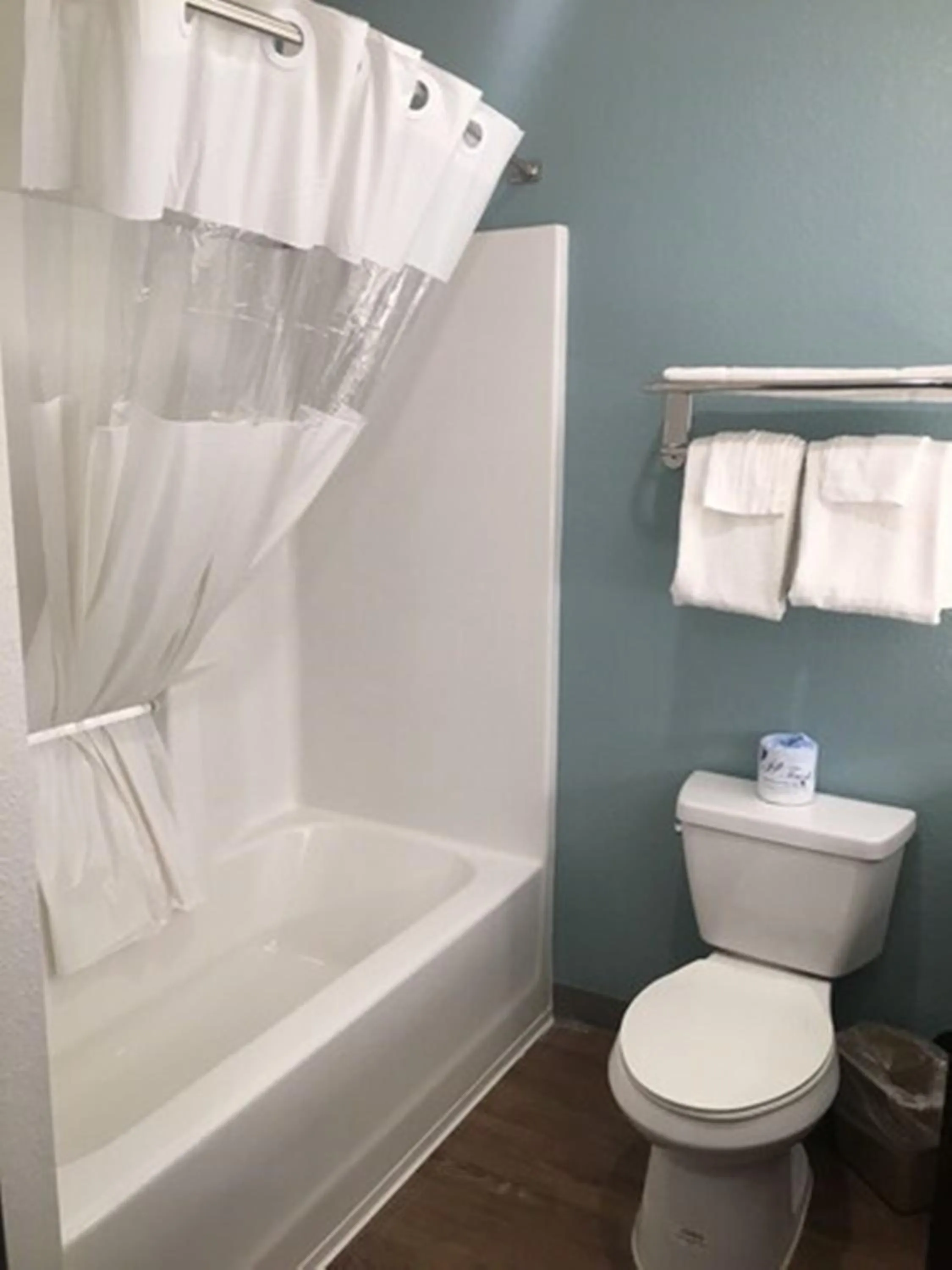 Bathroom in Woodspring Suites Orlando International Drive