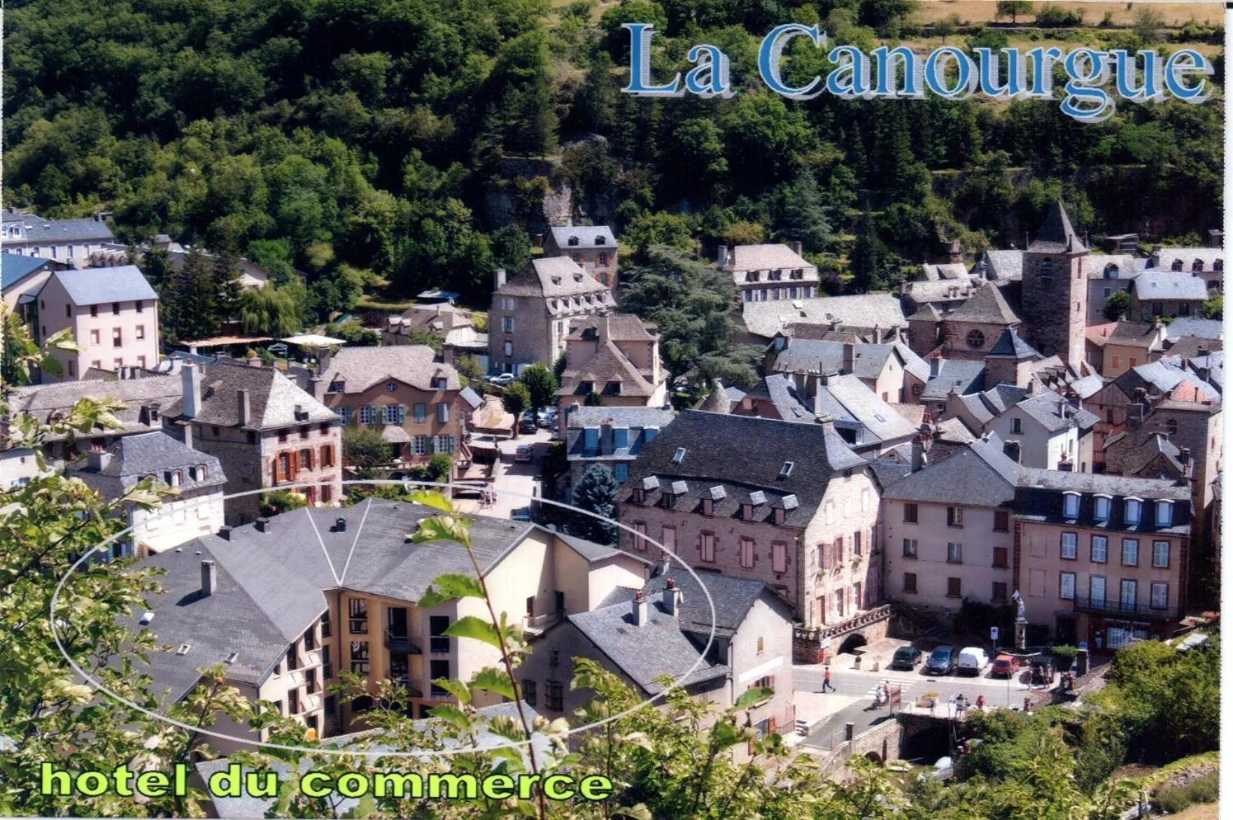 City view in Logis Hotel Restaurant Du Commerce