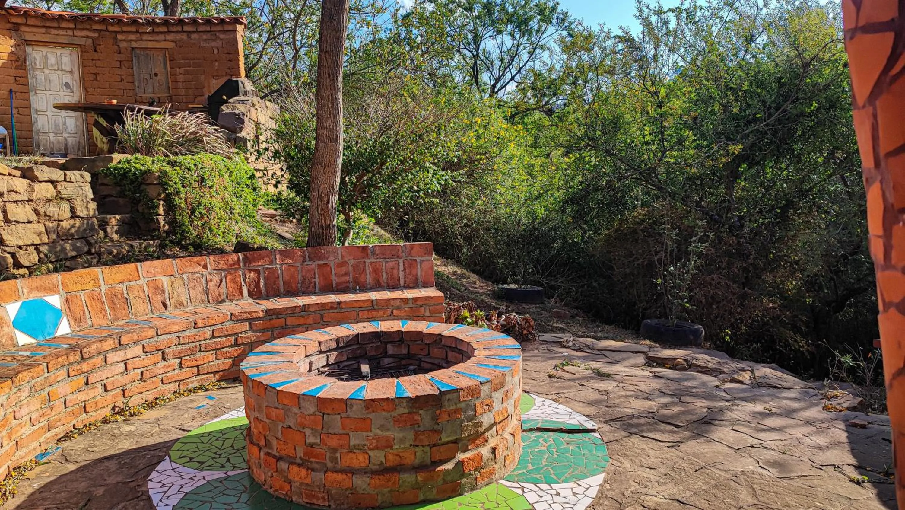 fireplace in YVY CASA HOTEL