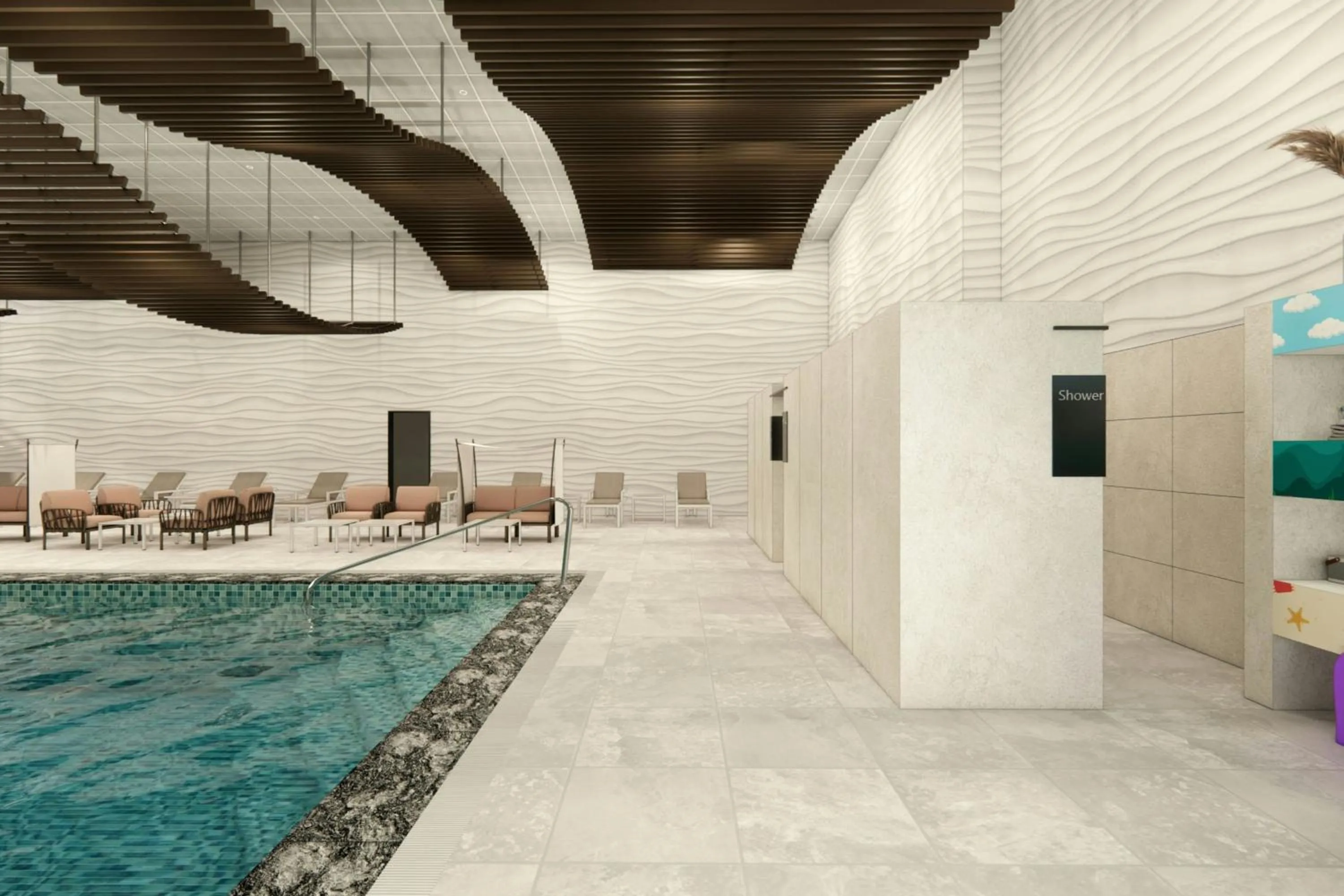 Swimming pool in Sheraton Grand Incheon Hotel