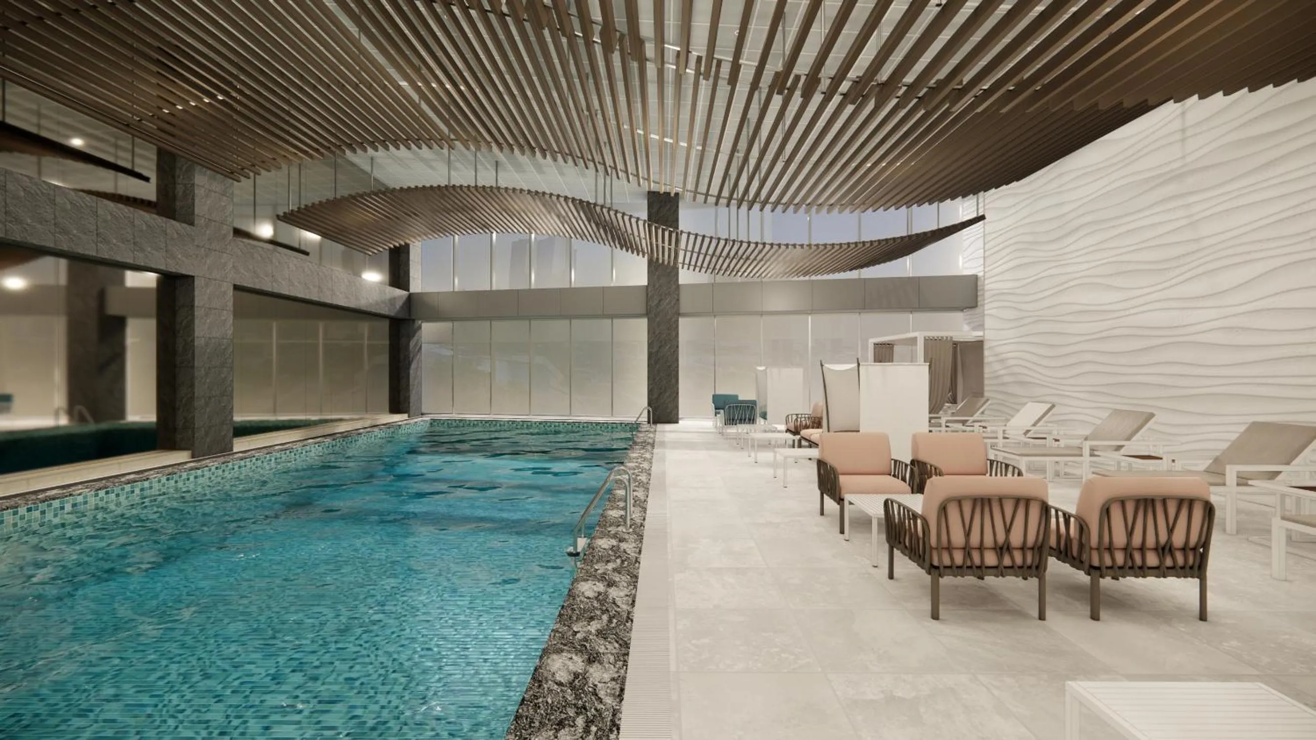 Swimming pool in Sheraton Grand Incheon Hotel