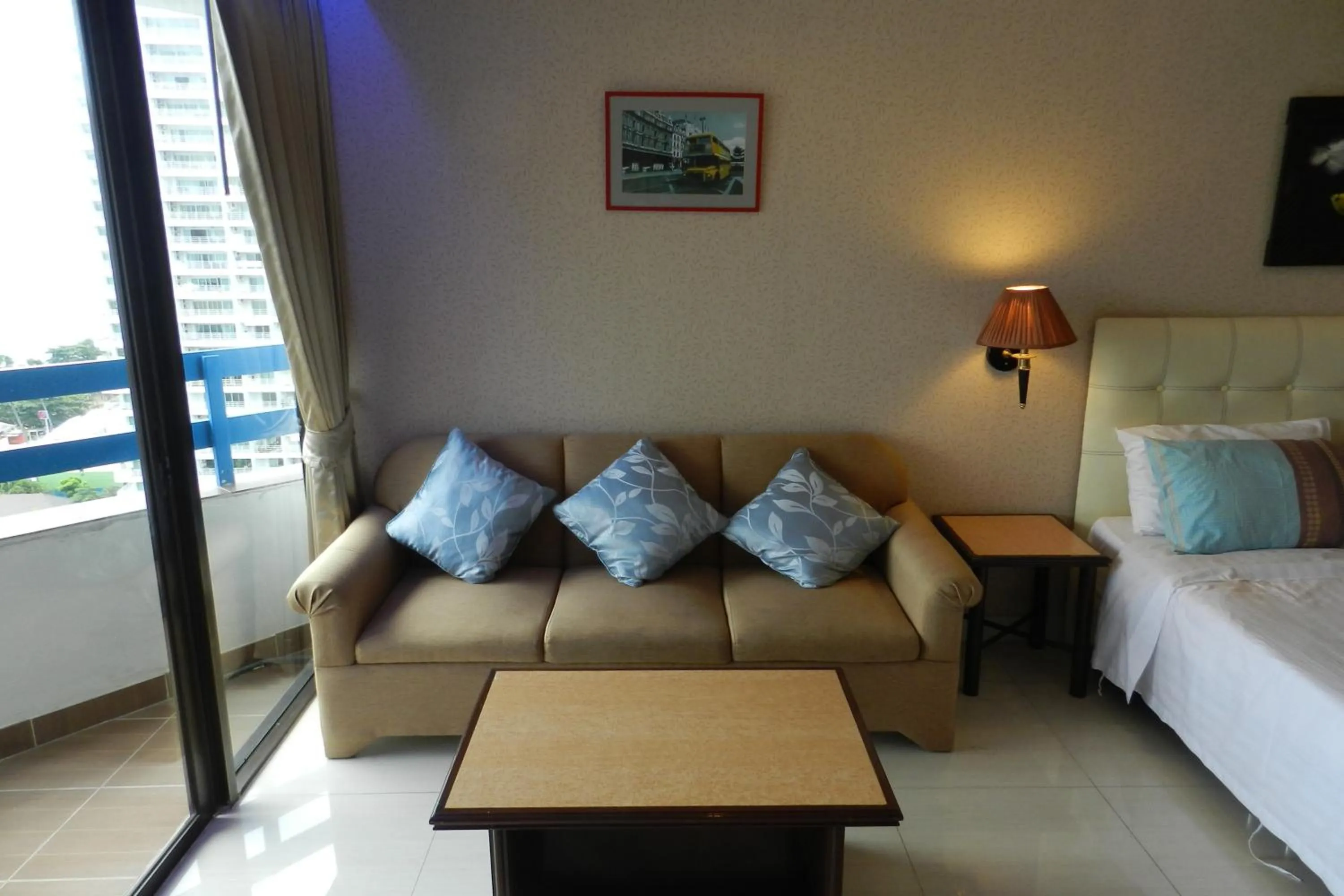 Living room in Jomtien PLAZA Condotel