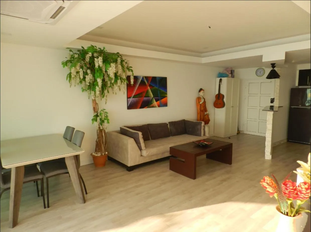 Living room in Jomtien PLAZA Condotel