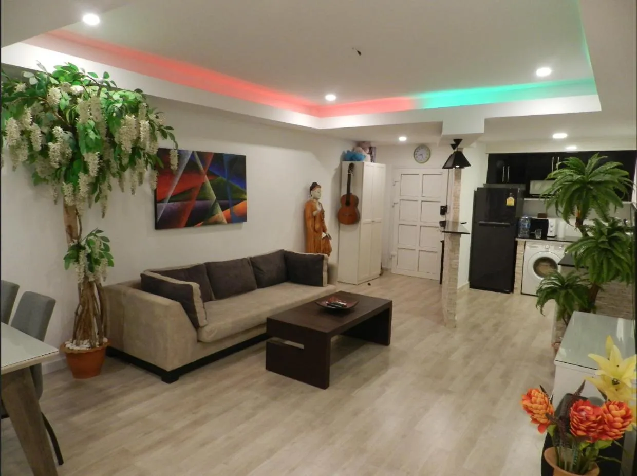 Living room in Jomtien PLAZA Condotel