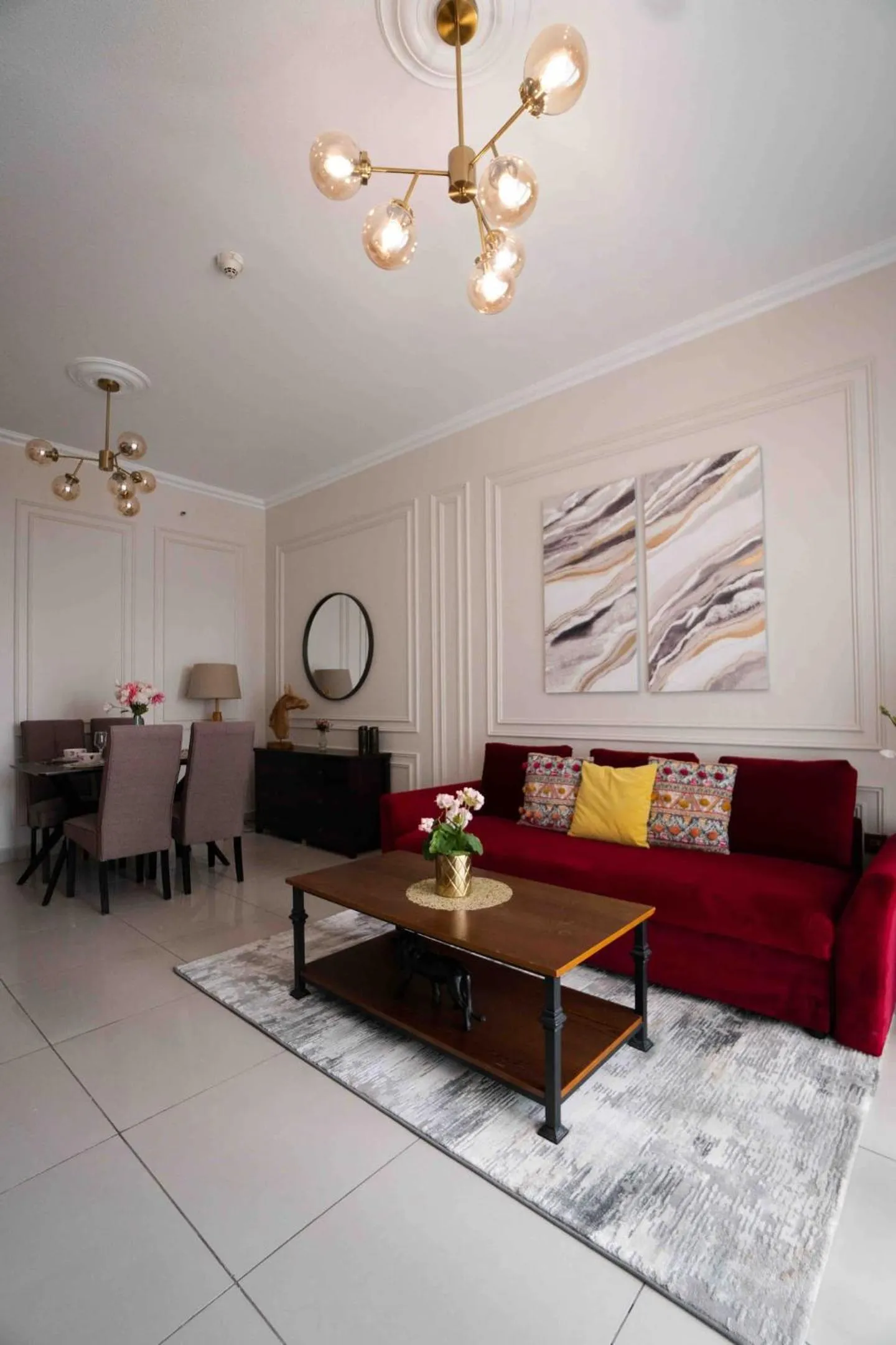 Living room in Feel Like Home Away From Home On 34th Floor