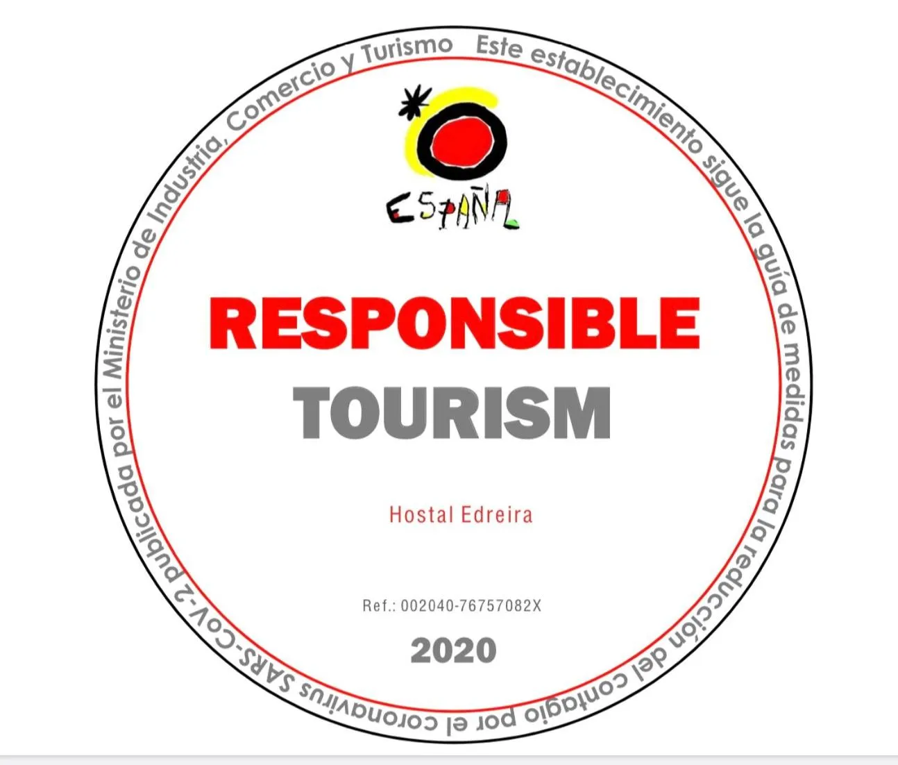 Decorative detail in Hostal Edreira